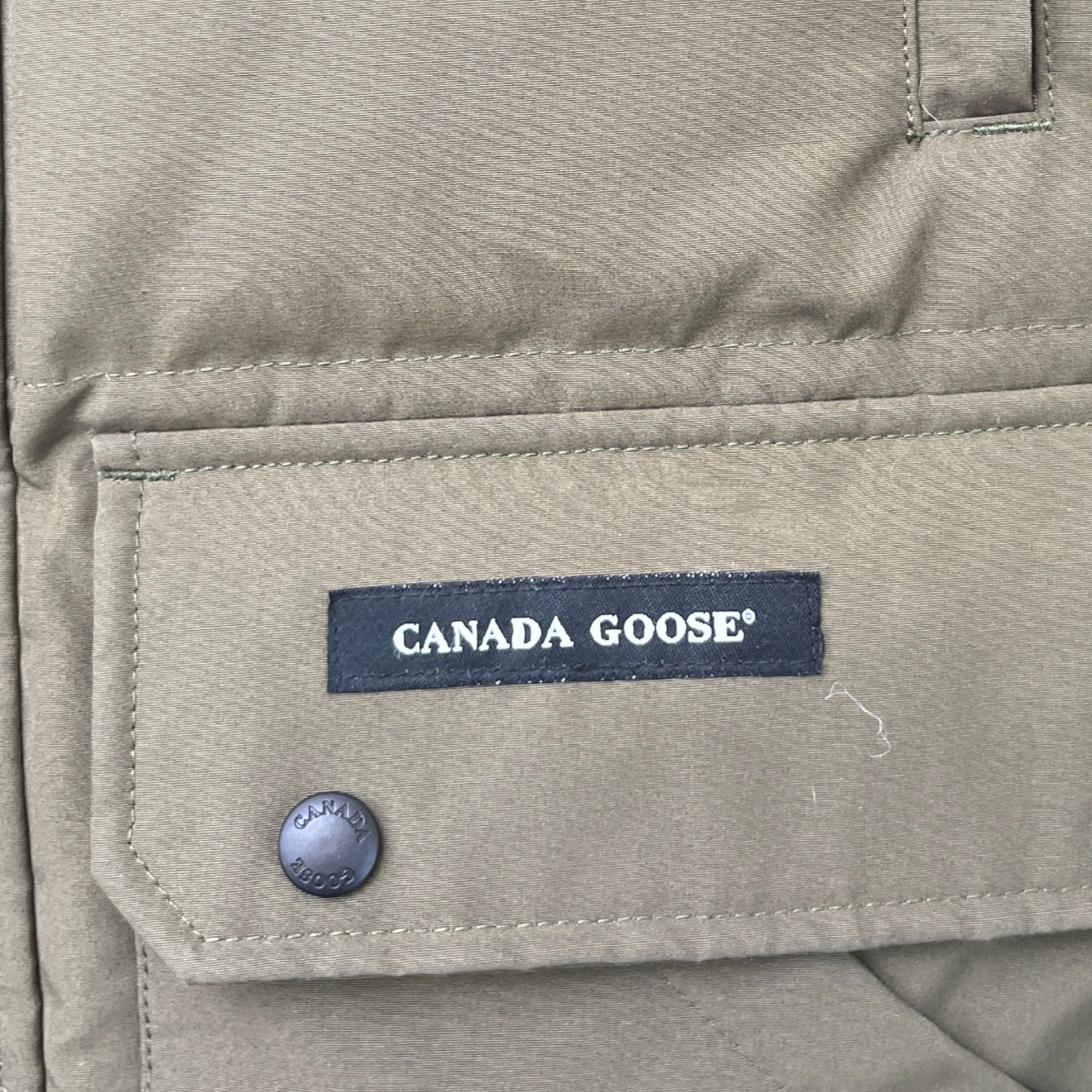 Men's Emory Down Jacket Khaki Size S