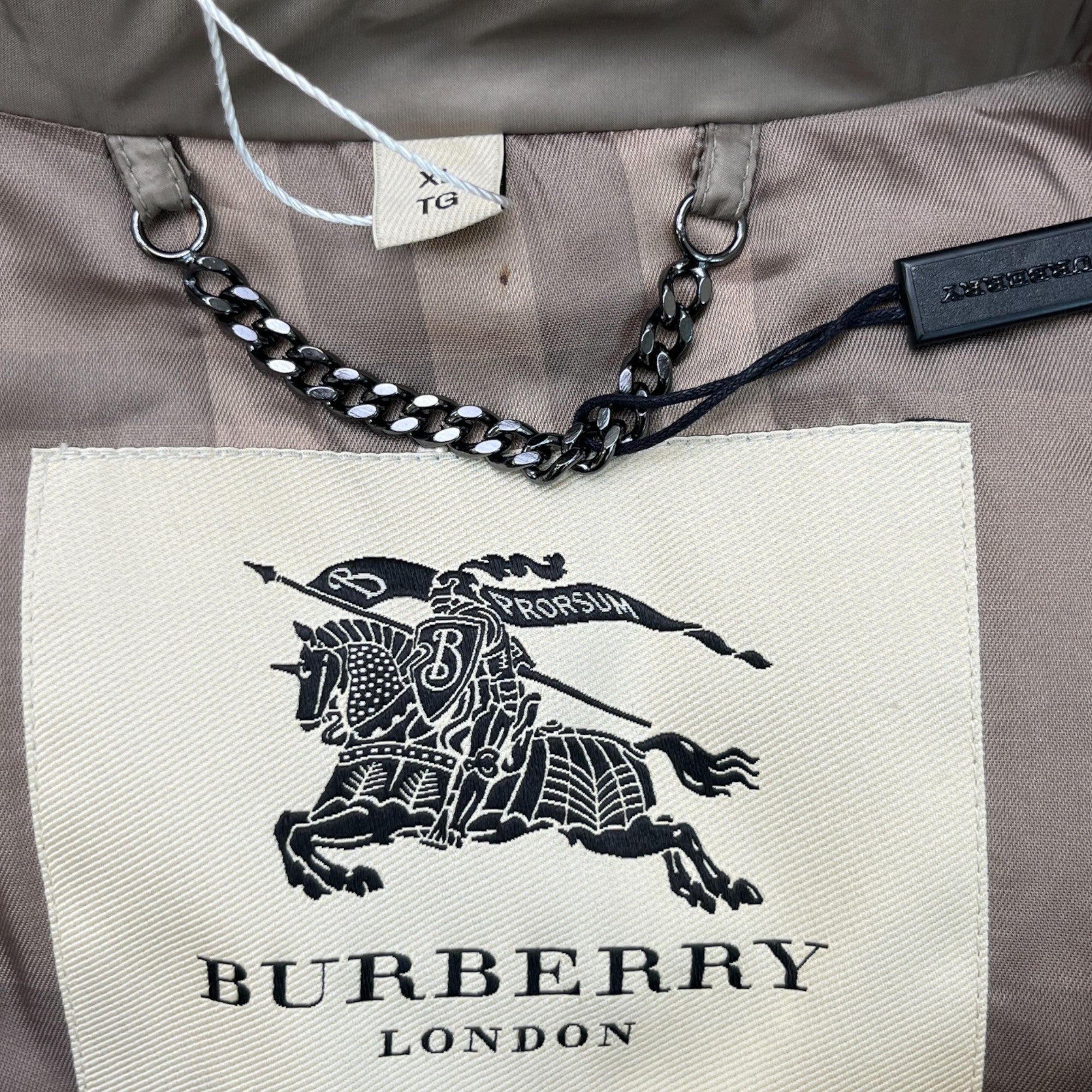 Women's Belted Down Jacket Beige Size XL