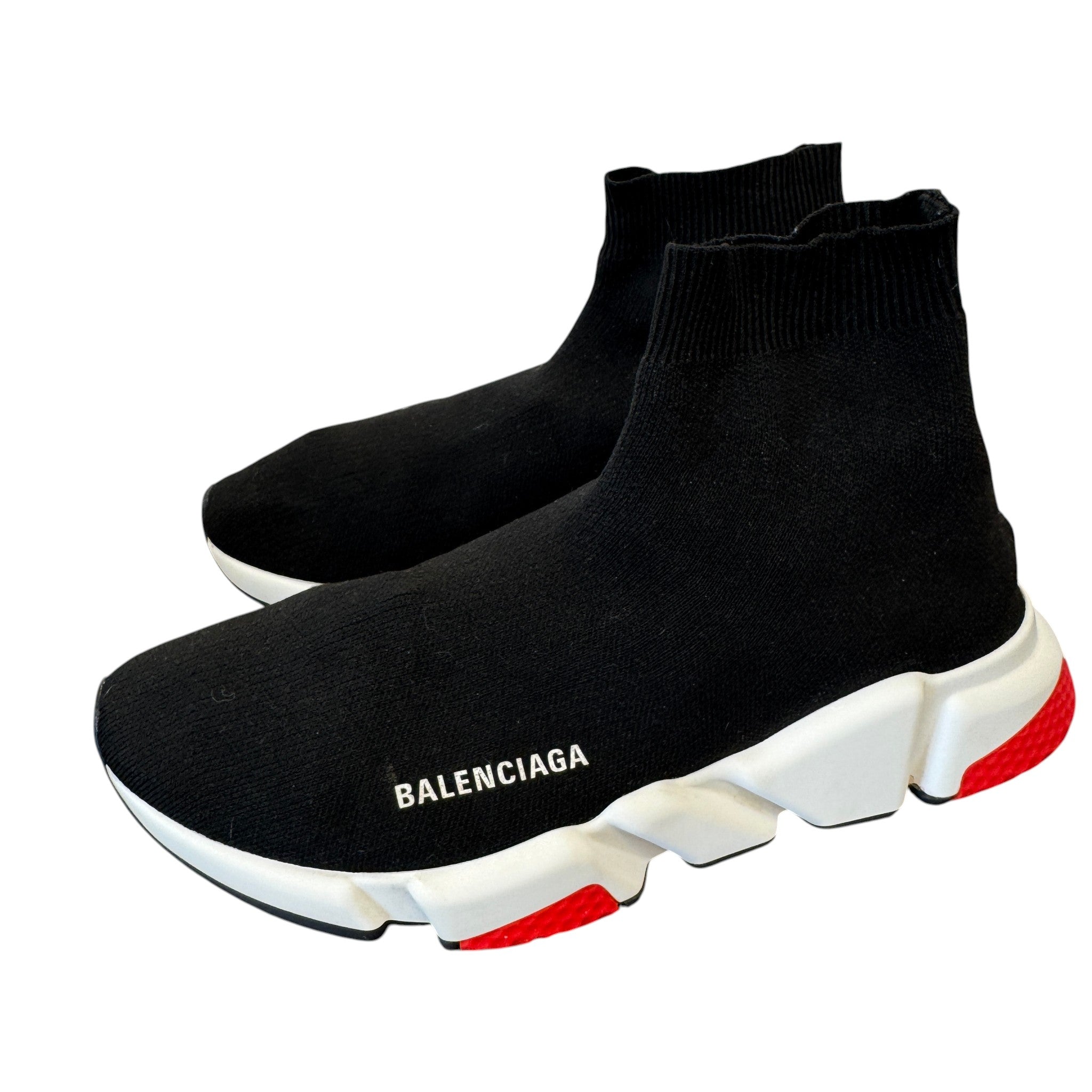Men's Speed Sock High Trainers Black Size EU 42 / UK 8