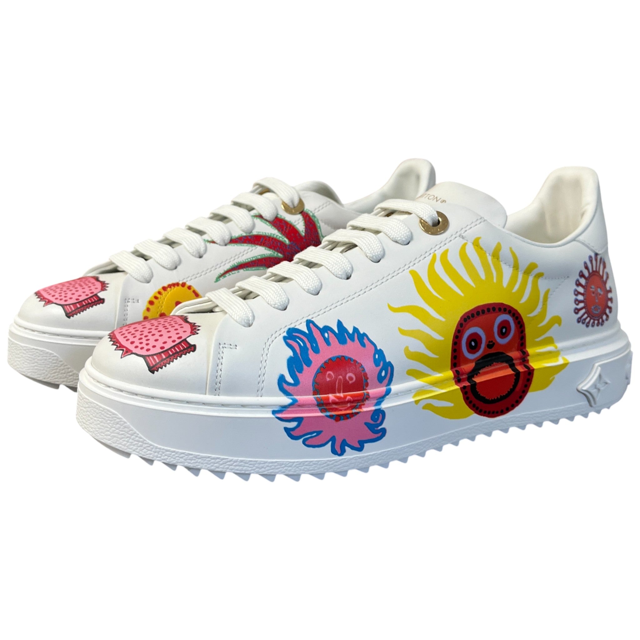Women's X Yayoi Kusama Time Out Low Trainers White Size EU 38 / UK 5