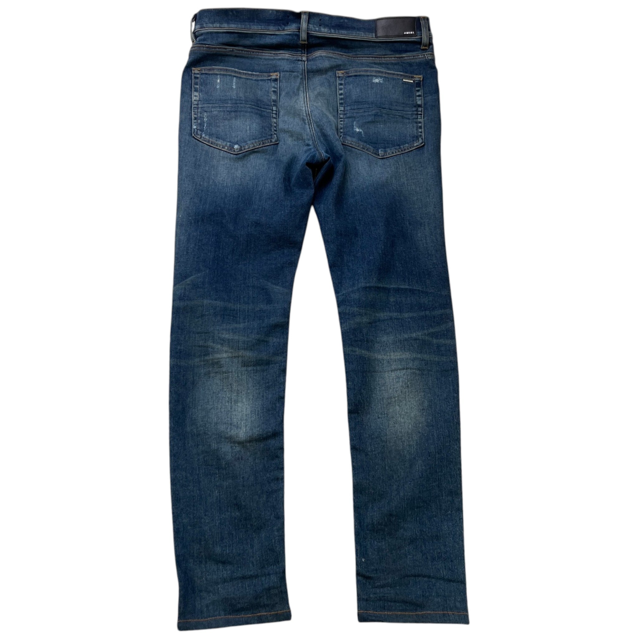 Men's Mx1 Distressed Jeans Blue Size Waist 36"