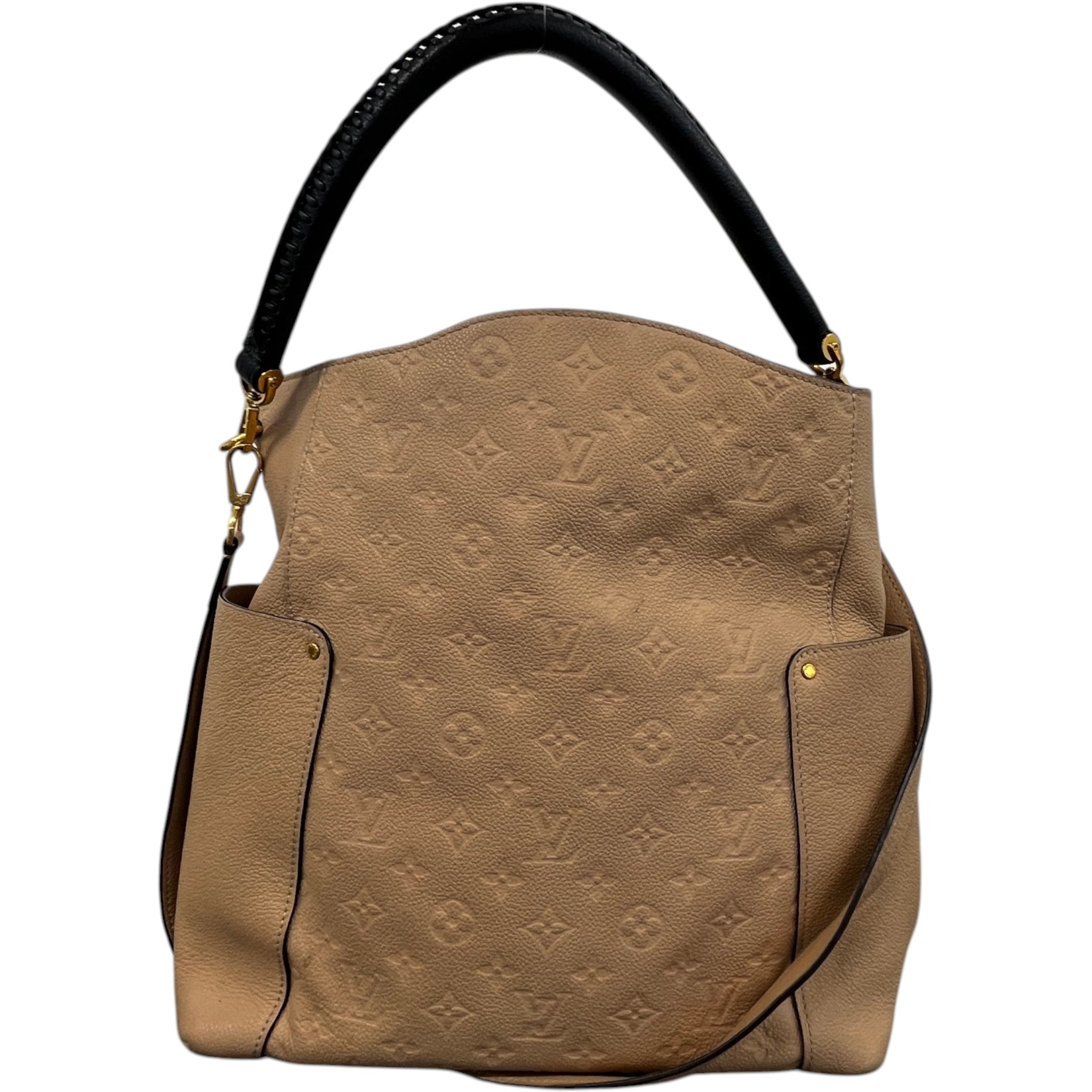 Women's Bagatelle Monogram Empreinte Hobo Bag Beige