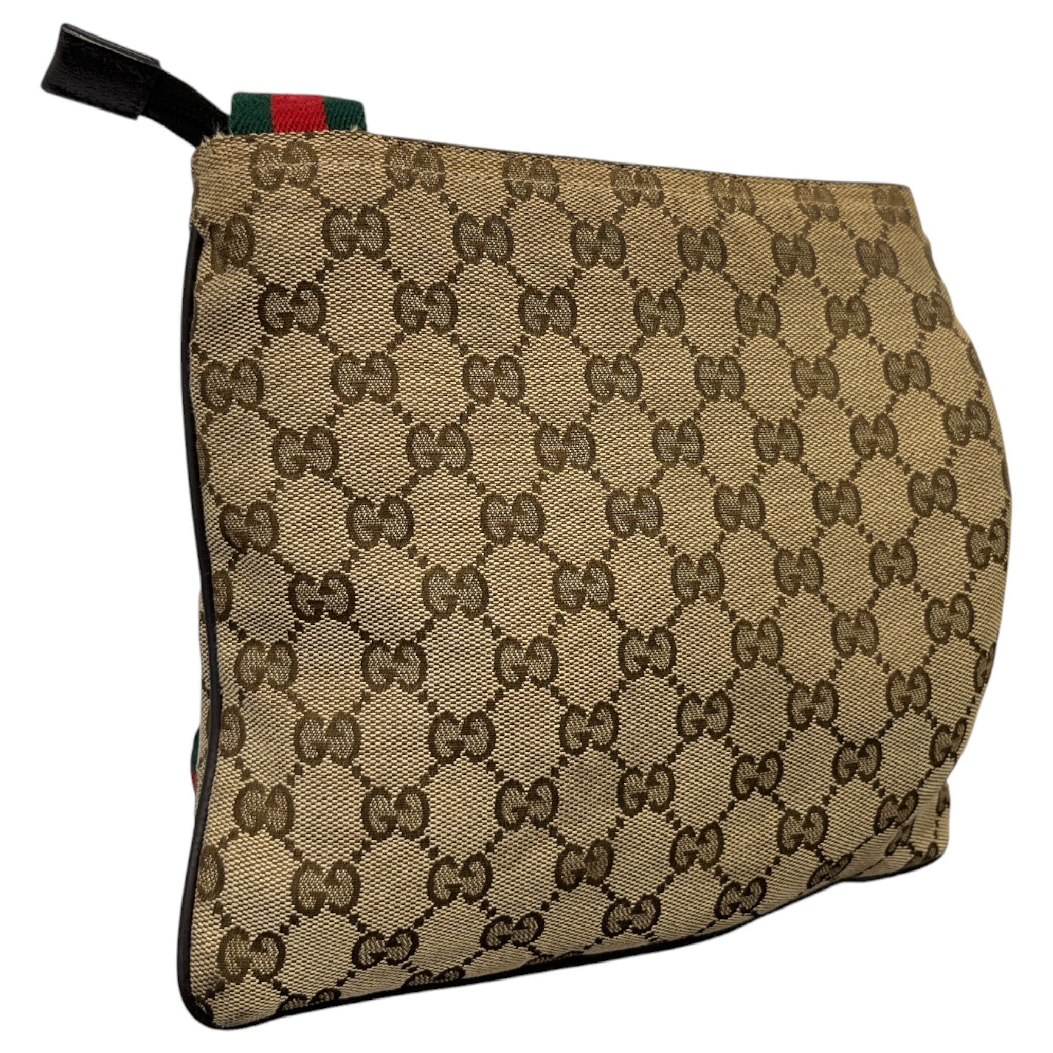 Men's Gg Supreme Web Strap Messenger Bag Beige