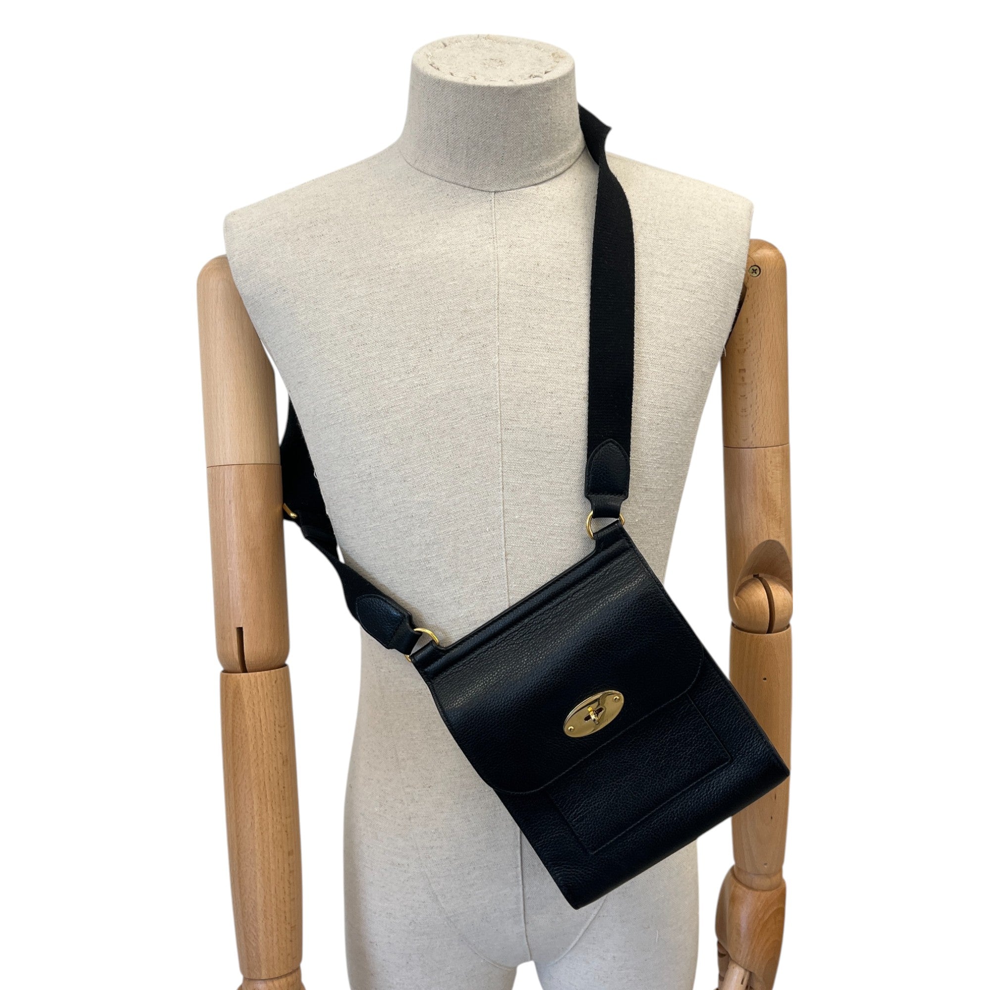 Men's Small Antony Crossbody Bag Black