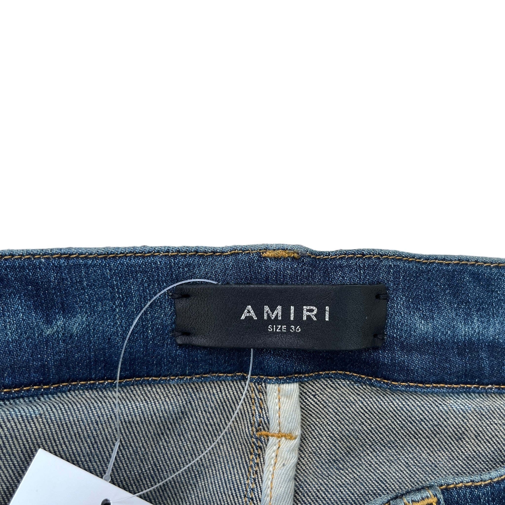 Men's Mx1 Distressed Jeans Blue Size Waist 36"