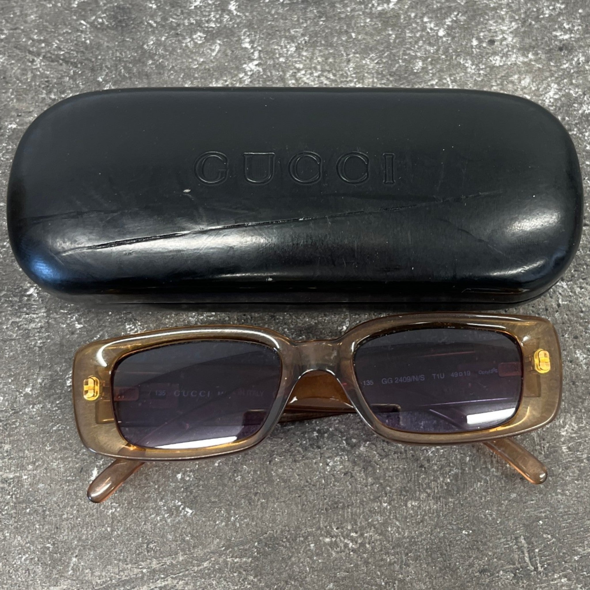 Women's Gg 2409/N/S Vintage Gradient Sunglasses Brown