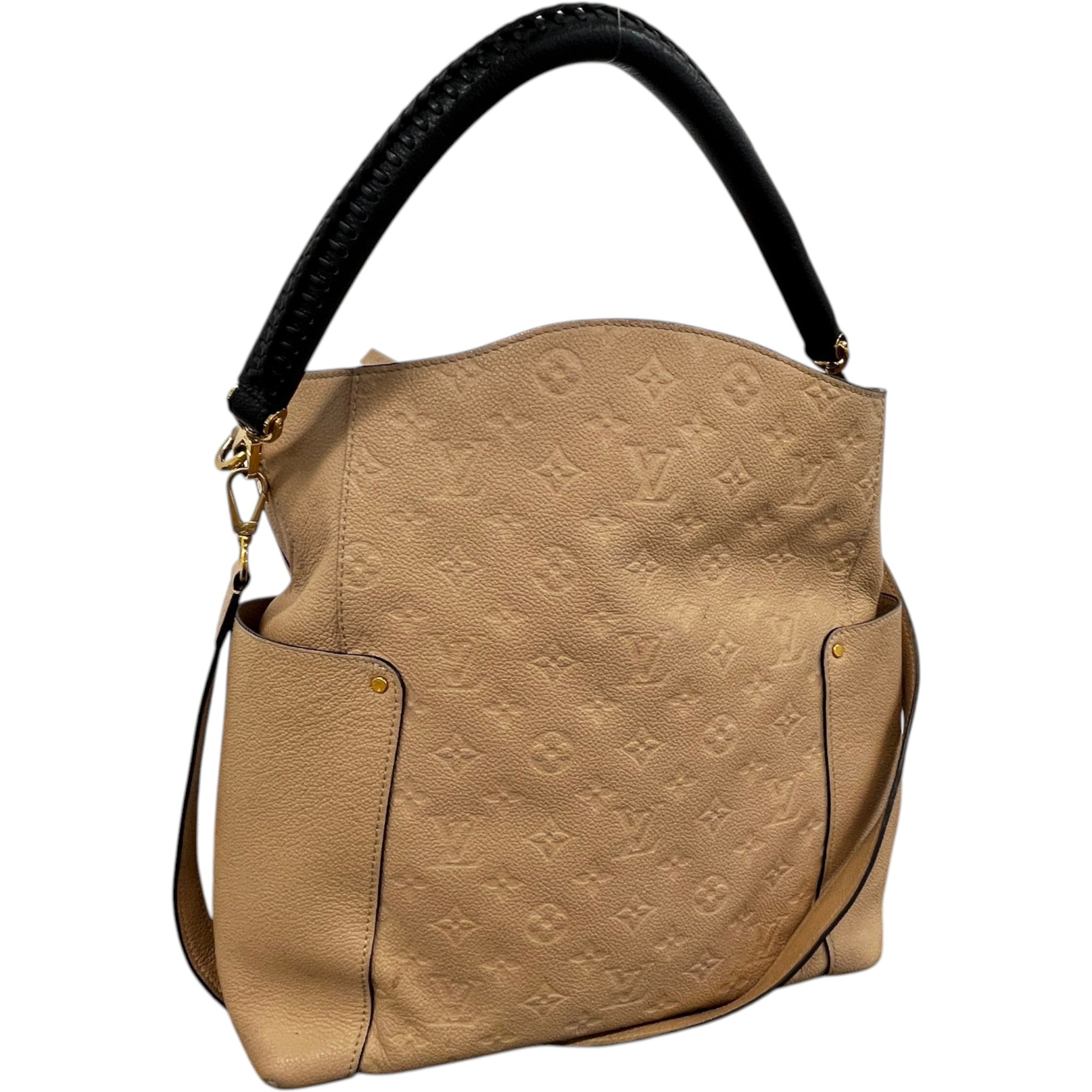 Women's Bagatelle Monogram Empreinte Hobo Bag Beige