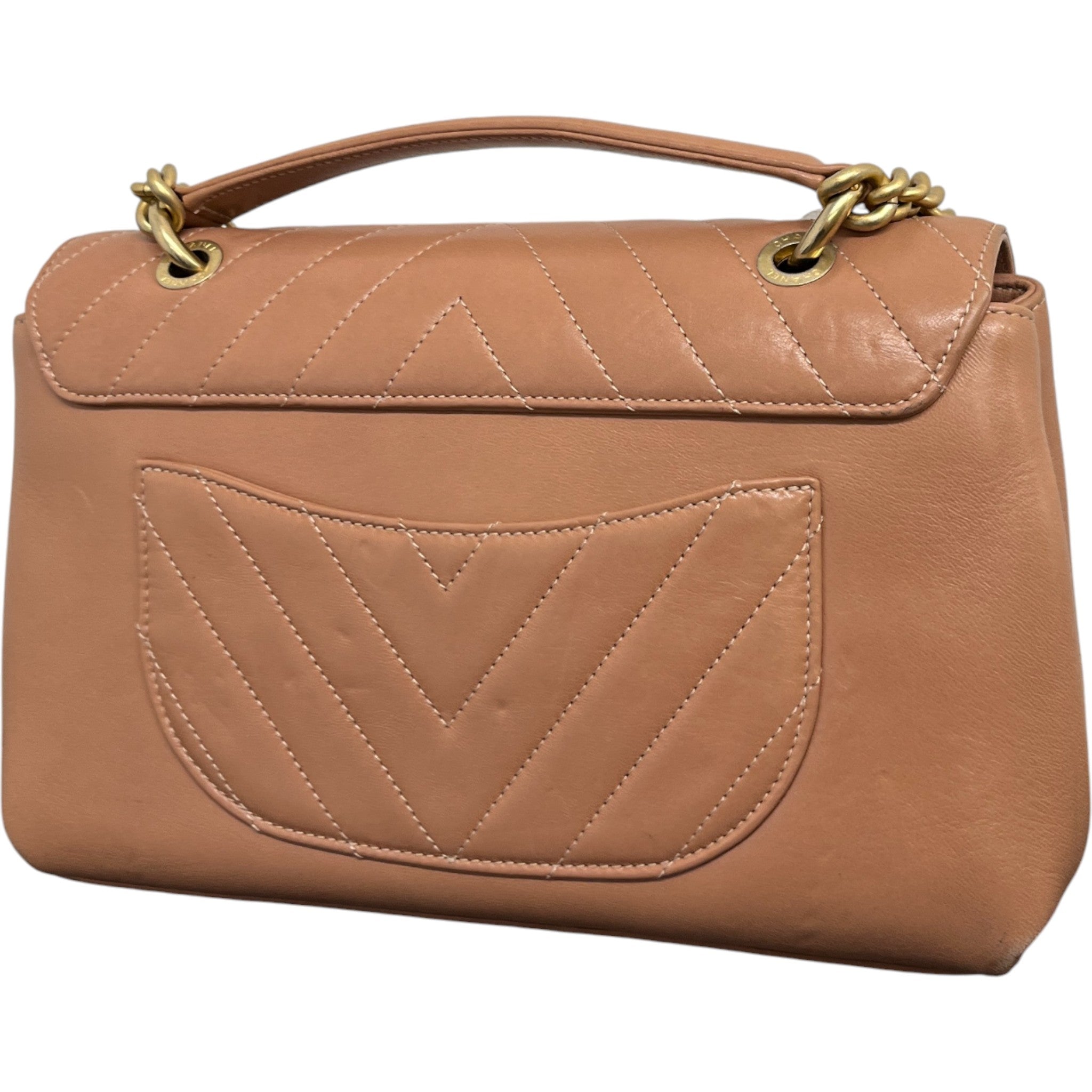 Women's Chevron Cc Top Handle Bag Pink