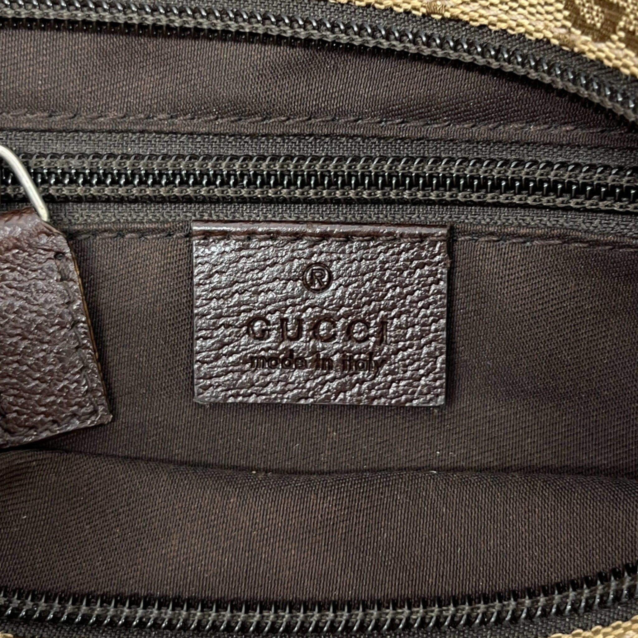 Men's Gg Supreme Web Strap Messenger Bag Beige