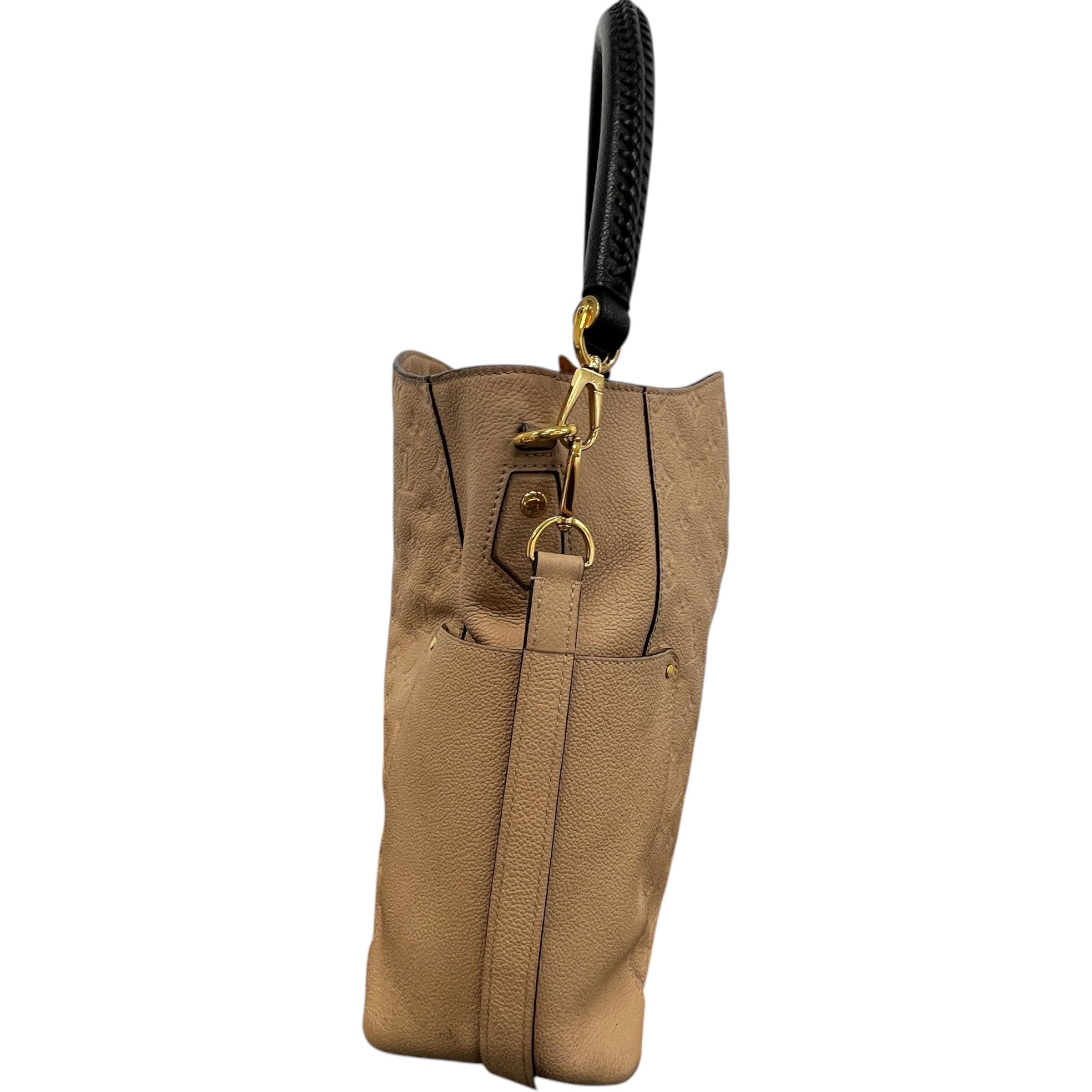 Women's Bagatelle Monogram Empreinte Hobo Bag Beige