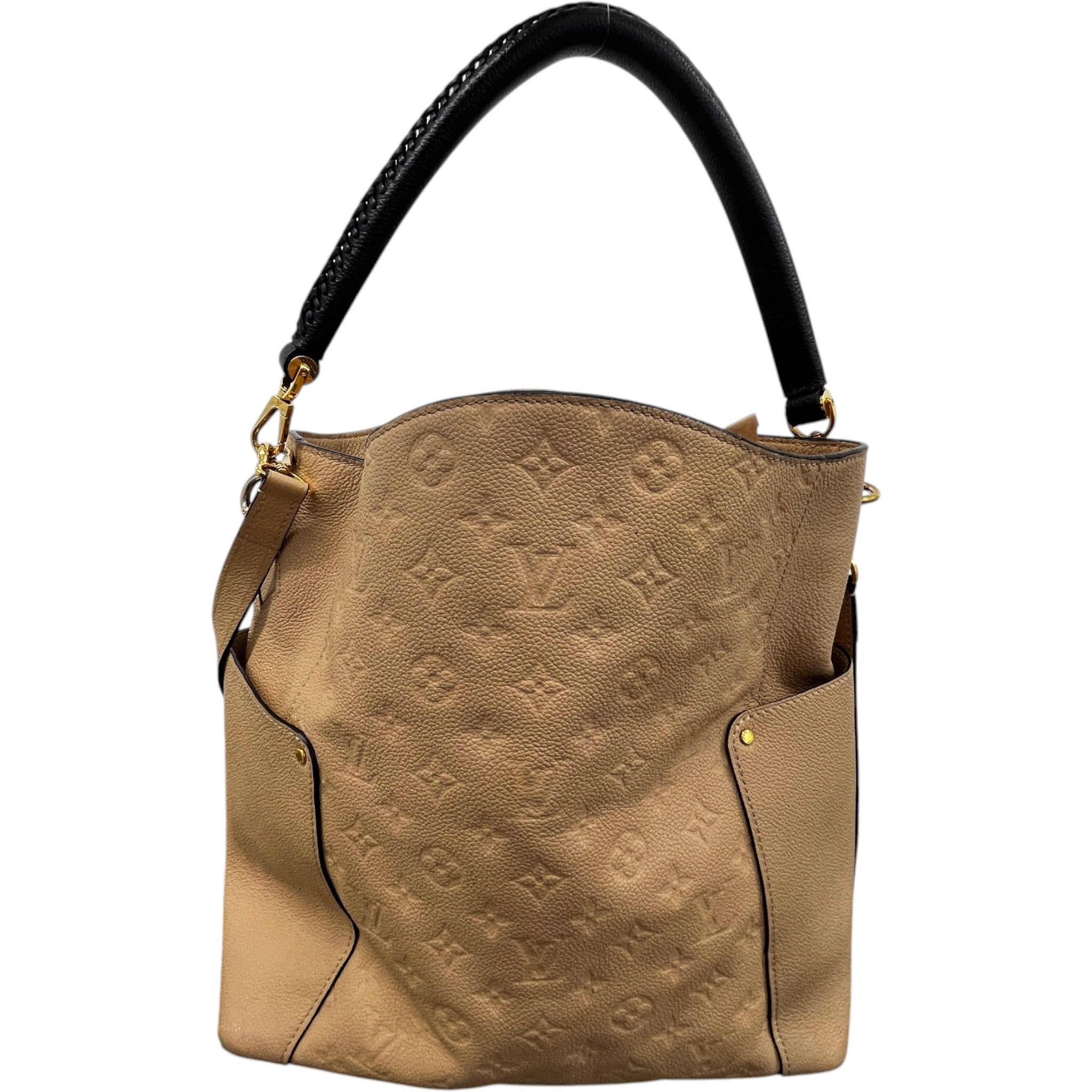 Women's Bagatelle Monogram Empreinte Hobo Bag Beige