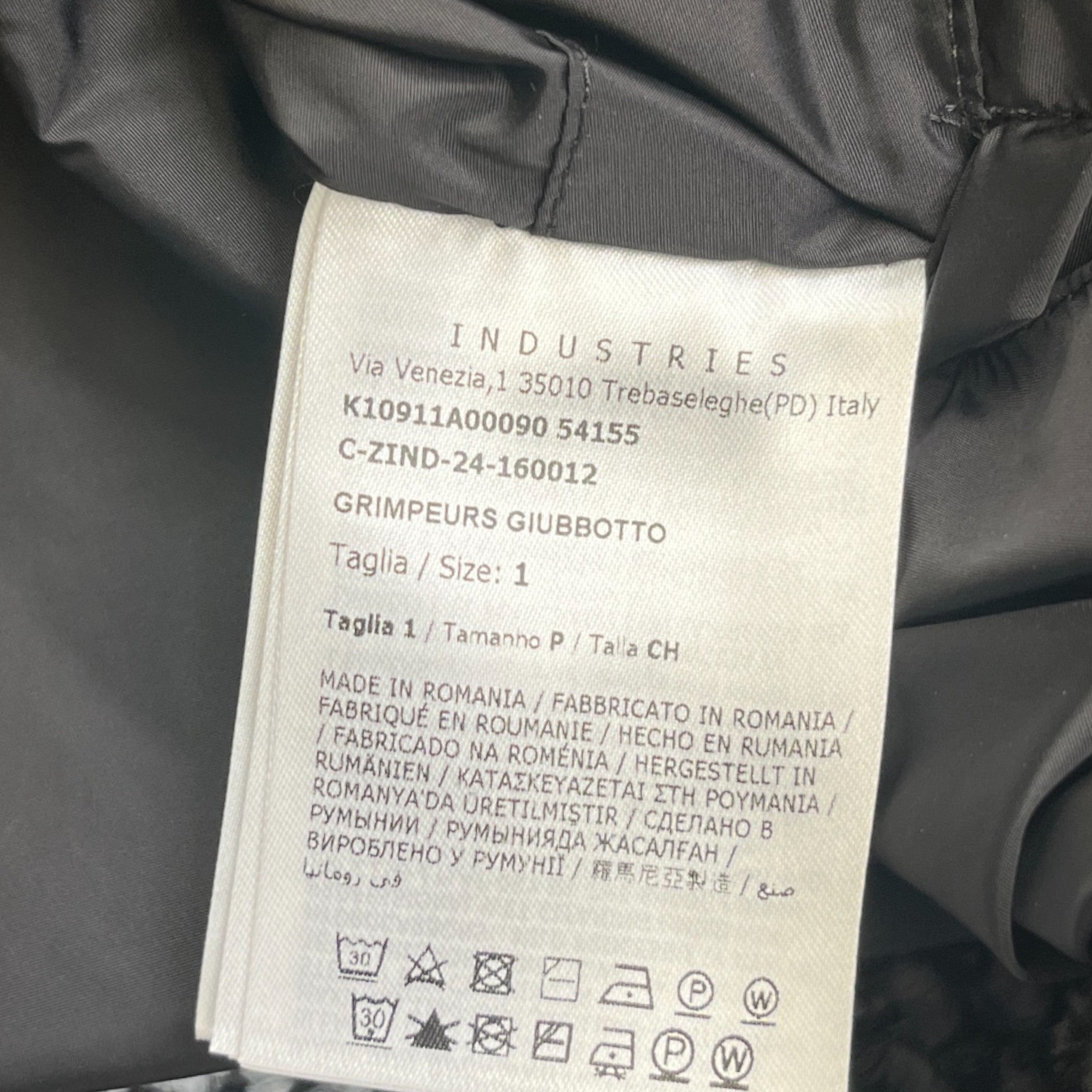 Men's Grimpeurs Windbreaker Black Size 1 / S