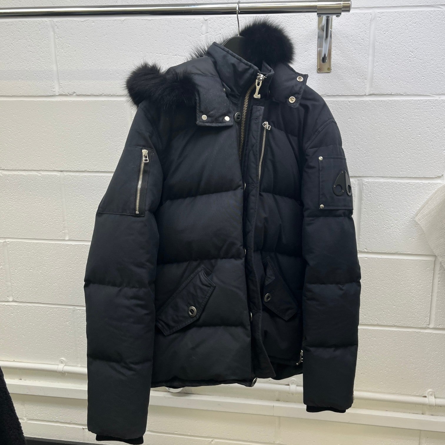 Men's 3Q Down Jacket Black Size L