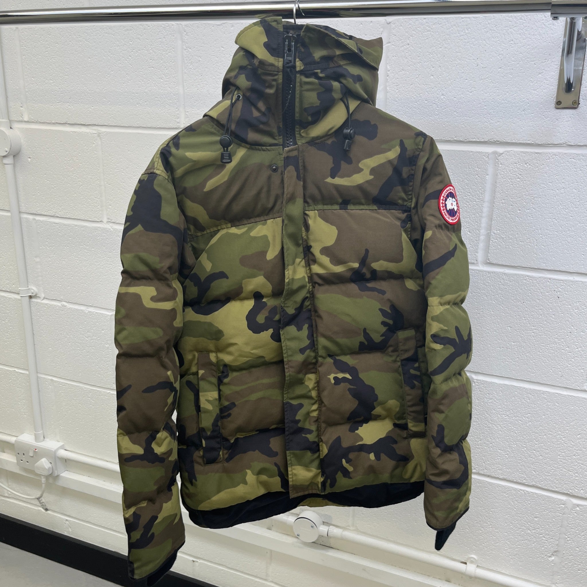 Men's Macmillan Parka Down Jacket Khaki Size S