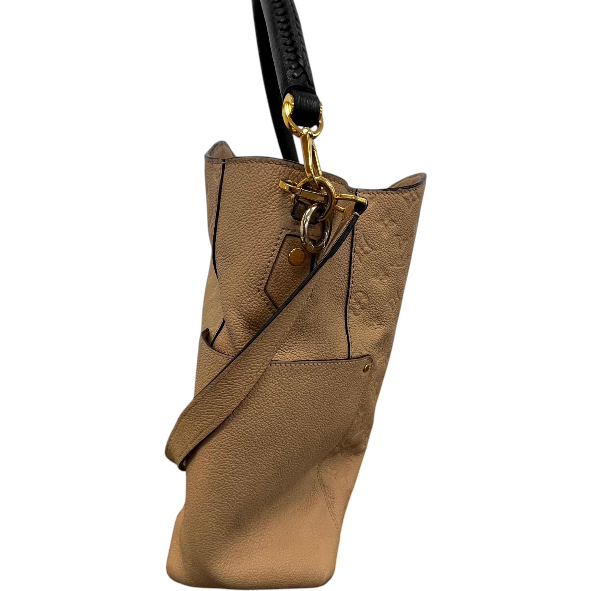 Women's Bagatelle Monogram Empreinte Hobo Bag Beige