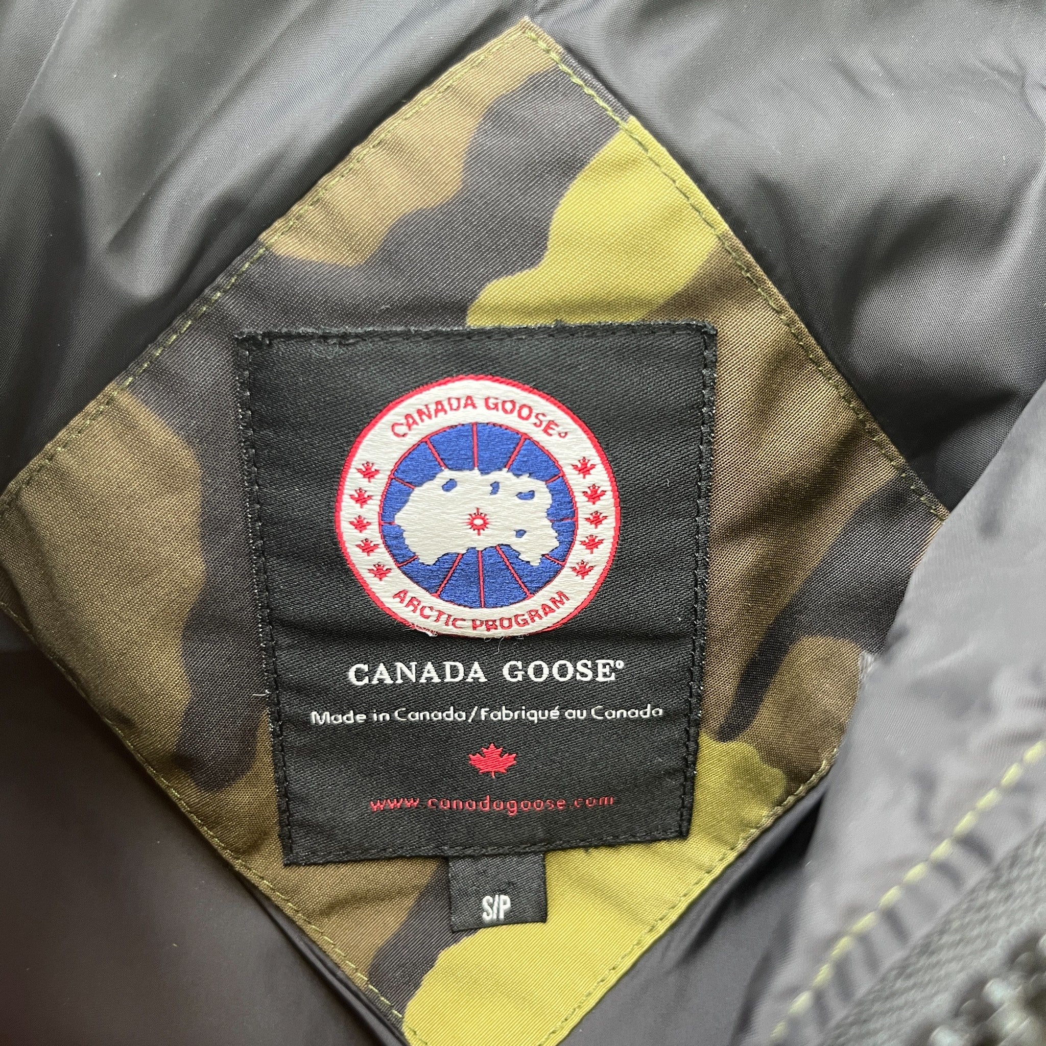 Men's Macmillan Parka Down Jacket Khaki Size S