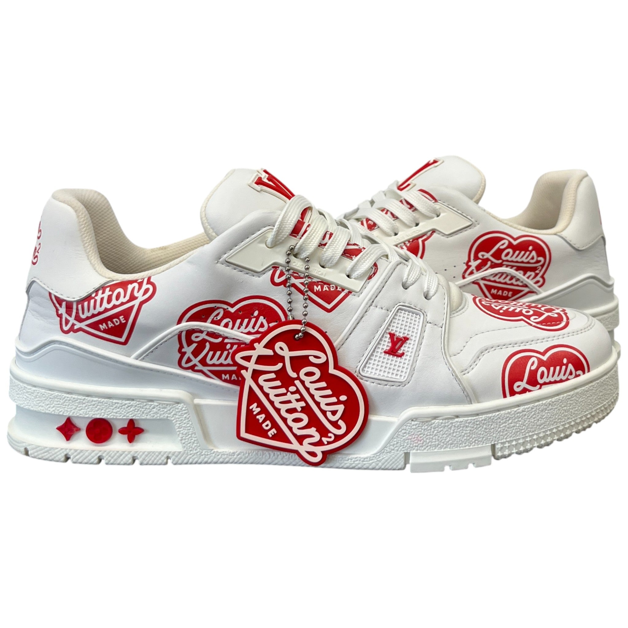 Men's Nigo Lv Made Low Trainers White Size EU 40.5 / UK 6.5