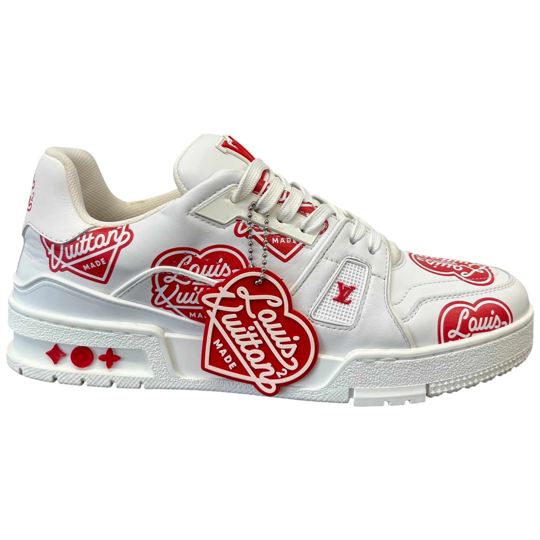 Men's Nigo Lv Made Low Trainers White Size EU 40.5 / UK 6.5