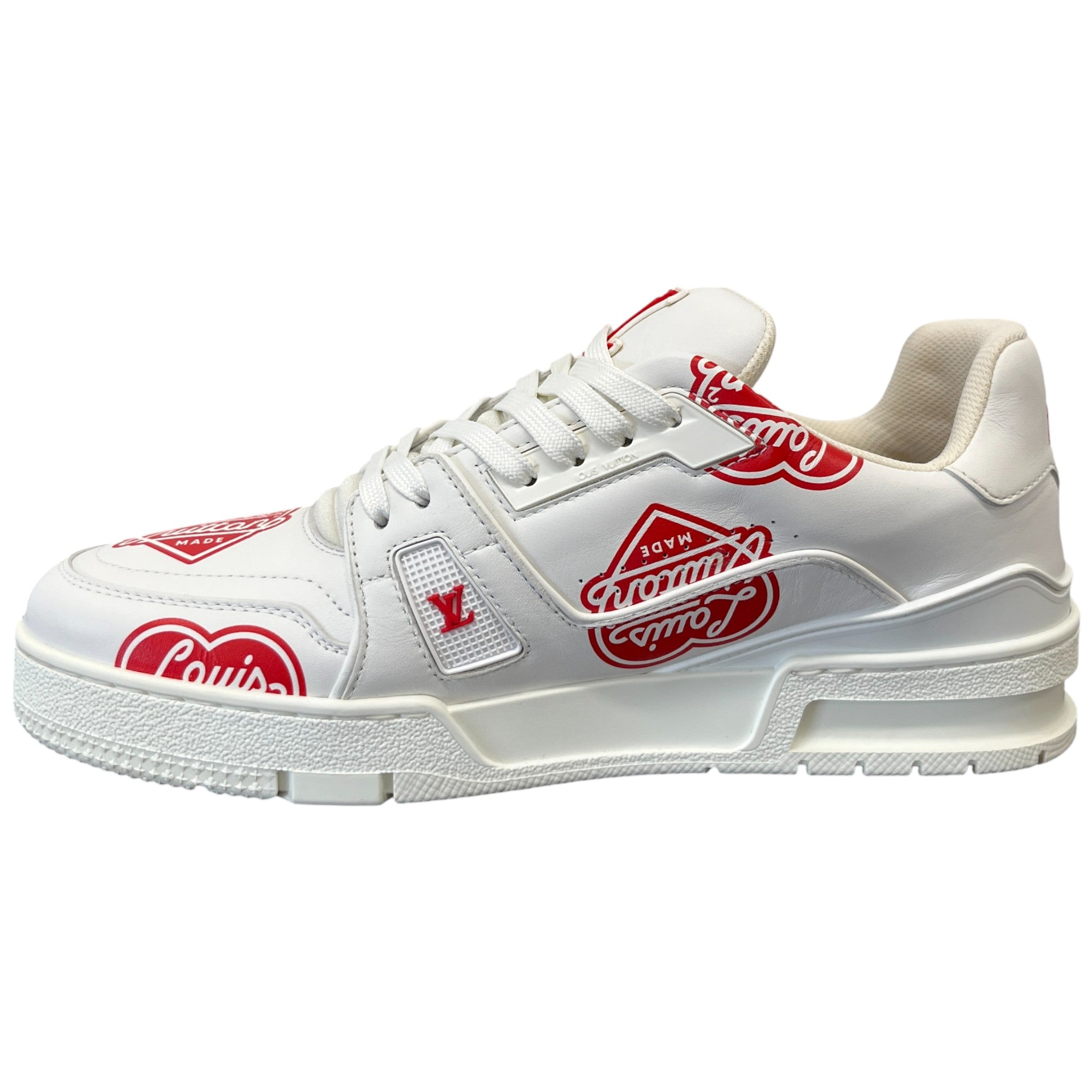 Men's Nigo Lv Made Low Trainers White Size EU 40.5 / UK 6.5