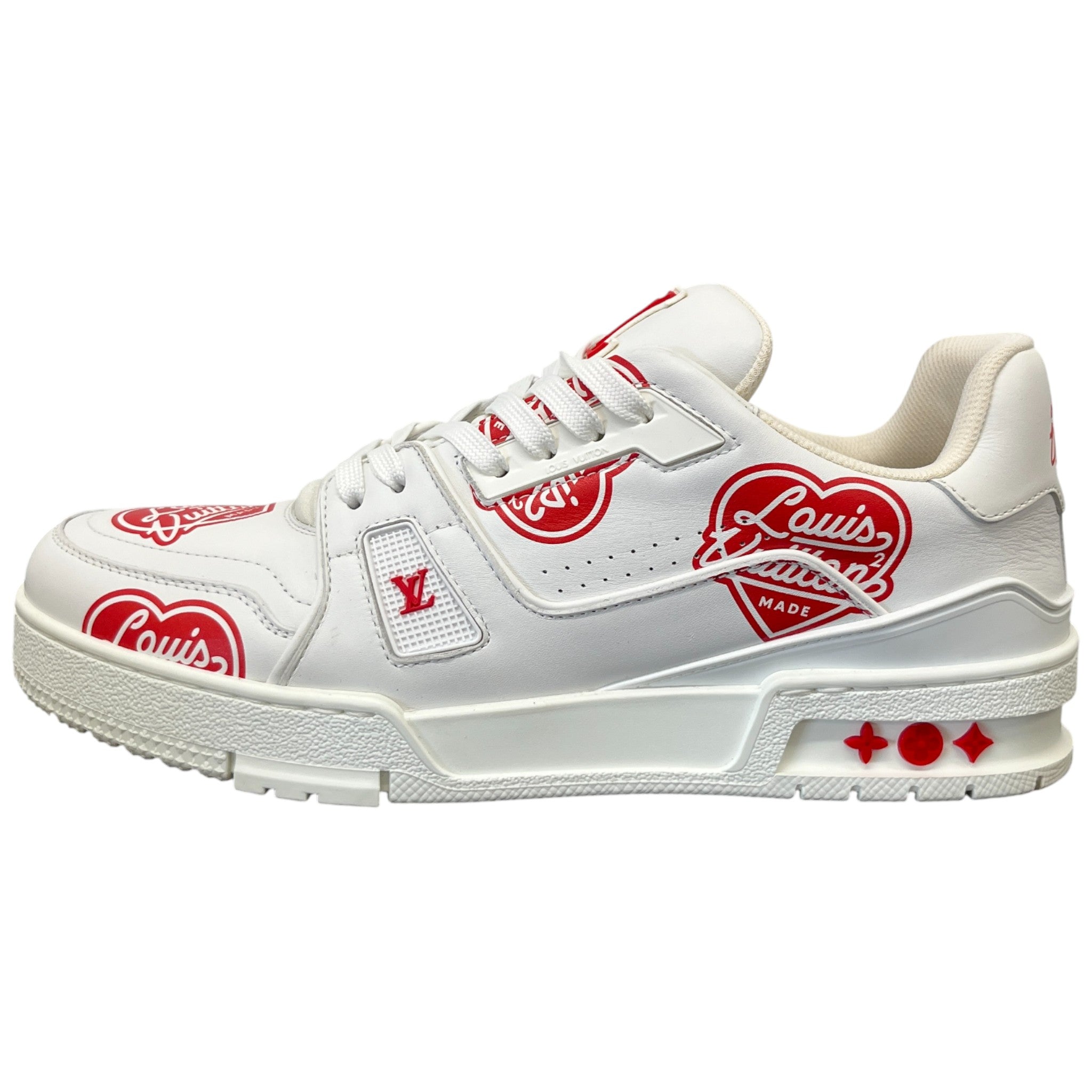 Men's Nigo Lv Made Low Trainers White Size EU 40.5 / UK 6.5