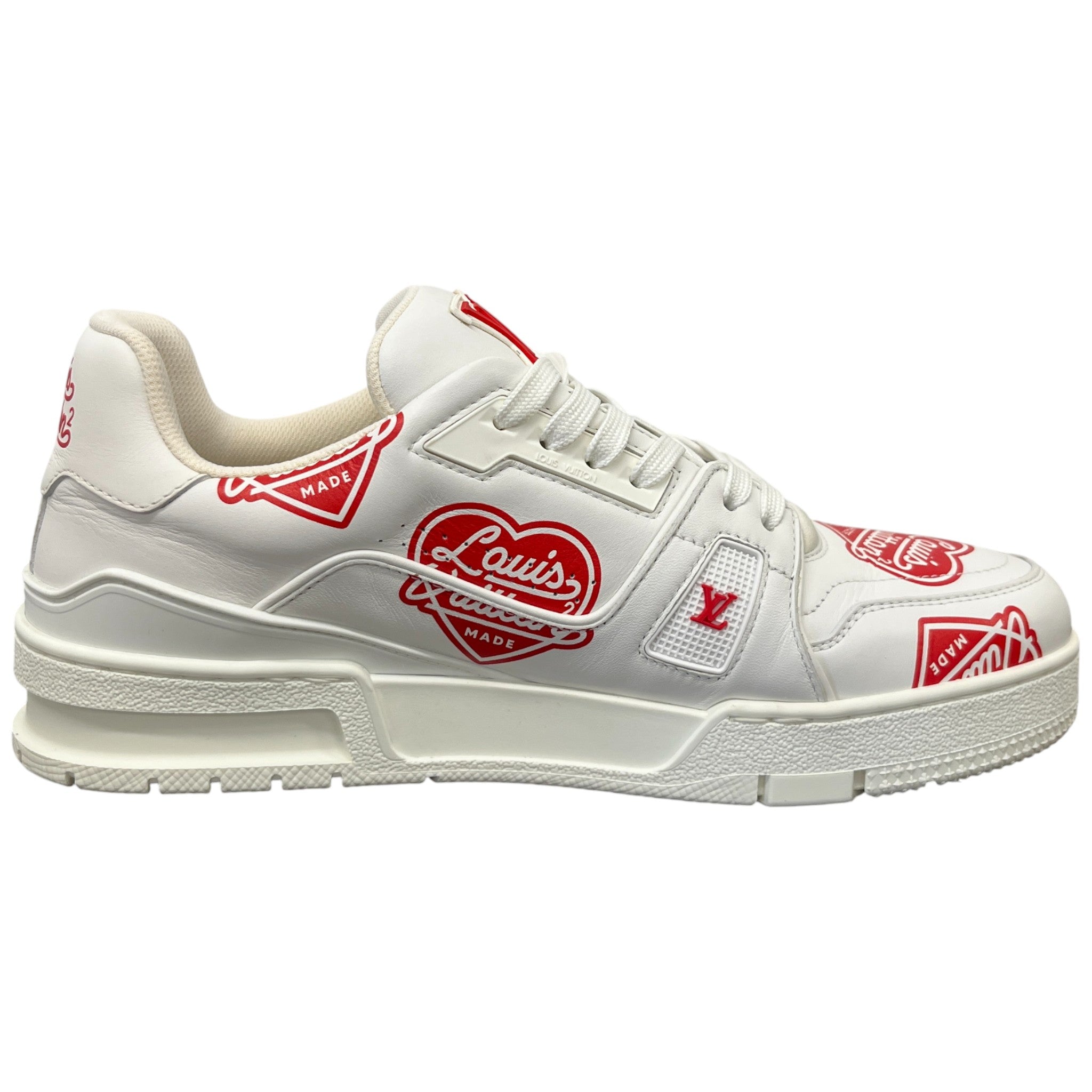 Men's Nigo Lv Made Low Trainers White Size EU 40.5 / UK 6.5