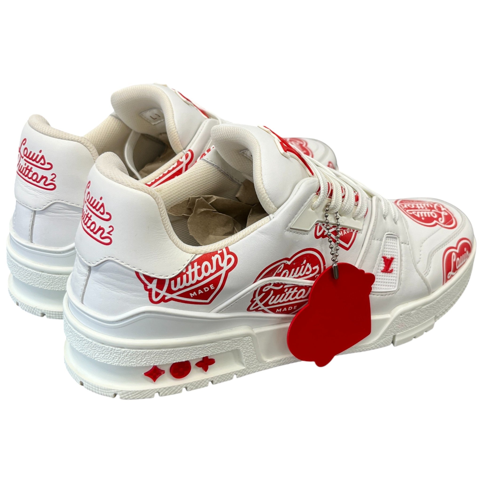 Men's Nigo Lv Made Low Trainers White Size EU 40.5 / UK 6.5