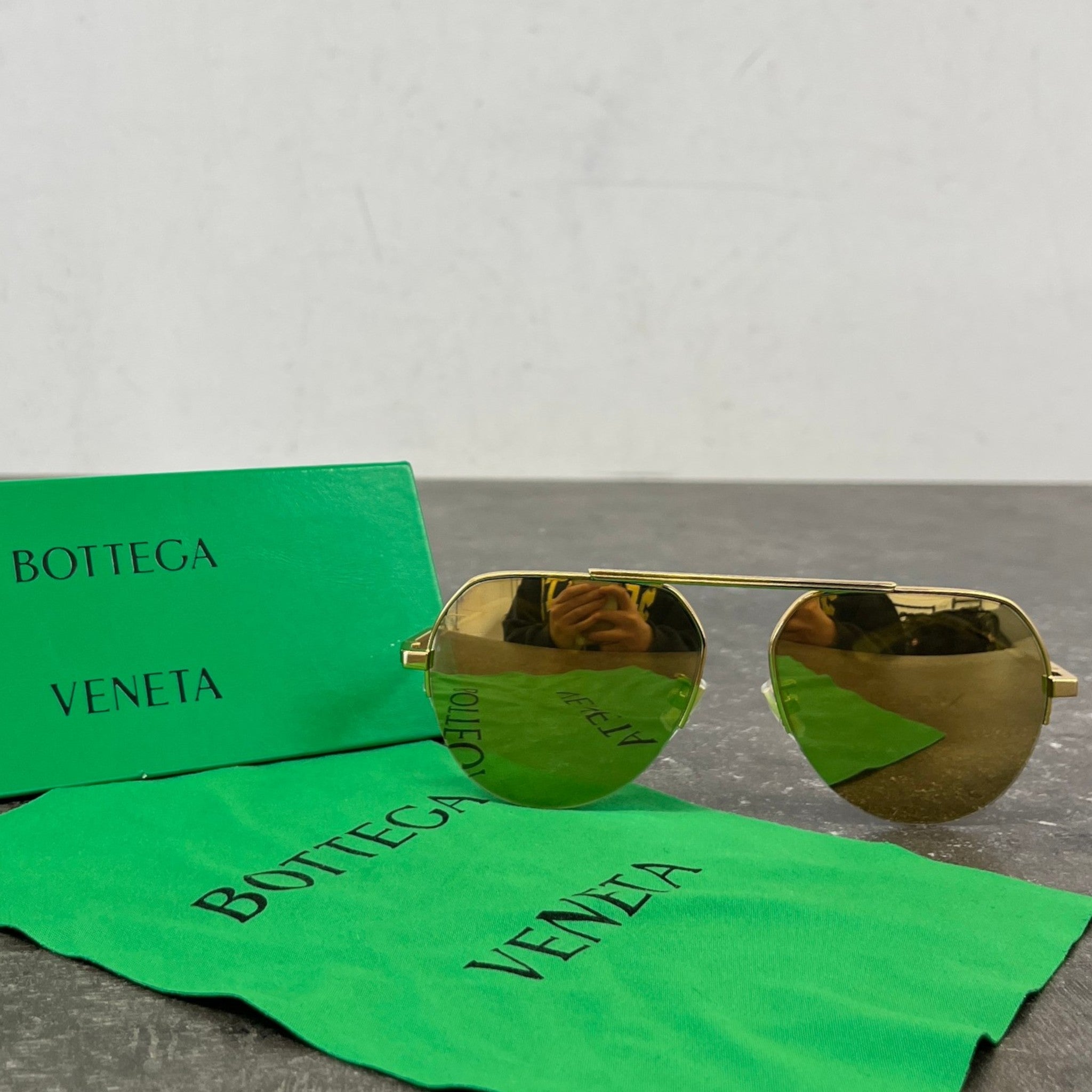 Men's Bv1150S Sunglasses Gold