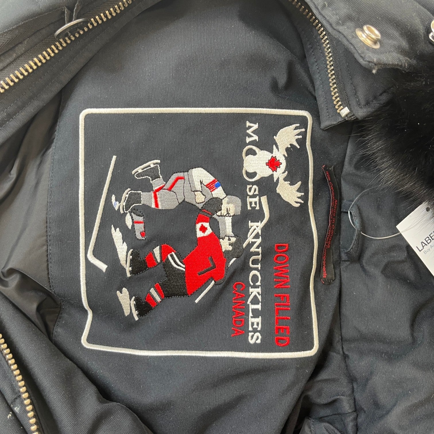 Men's 3Q Down Jacket Black Size L