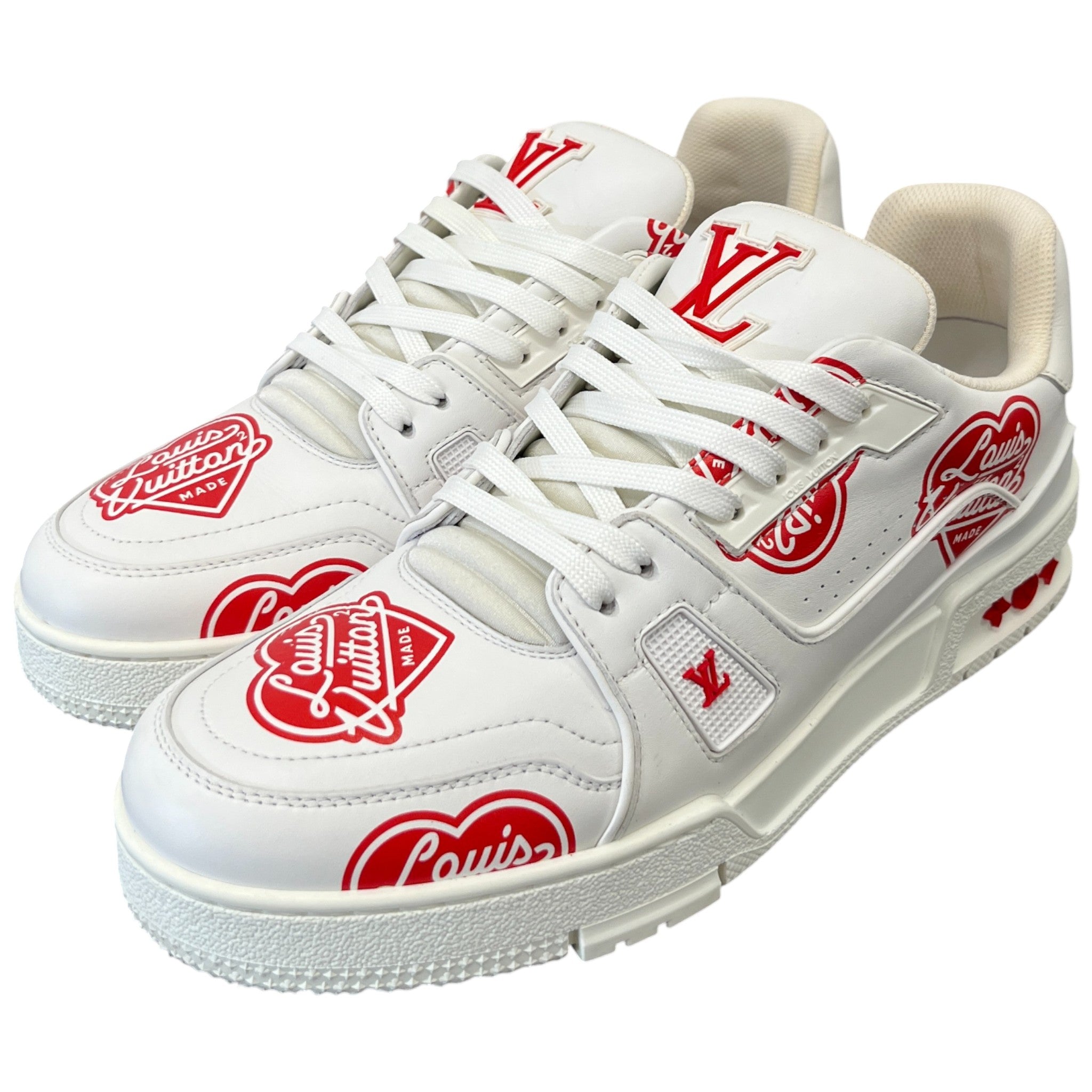 Men's Nigo Lv Made Low Trainers White Size EU 40.5 / UK 6.5