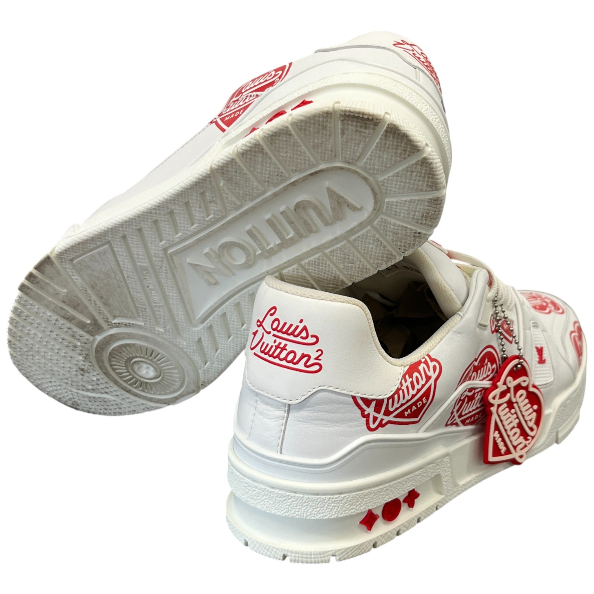 Men's Nigo Lv Made Low Trainers White Size EU 40.5 / UK 6.5