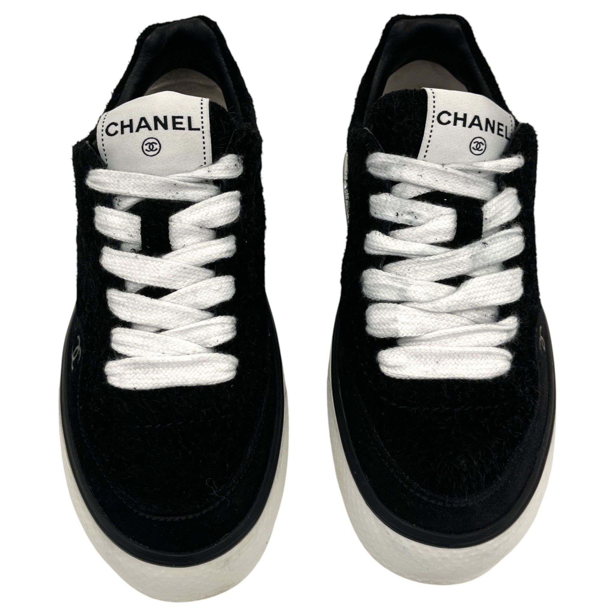 Women's Interlocking Cc Low Trainers Black Size EU 35.5 / UK 2.5