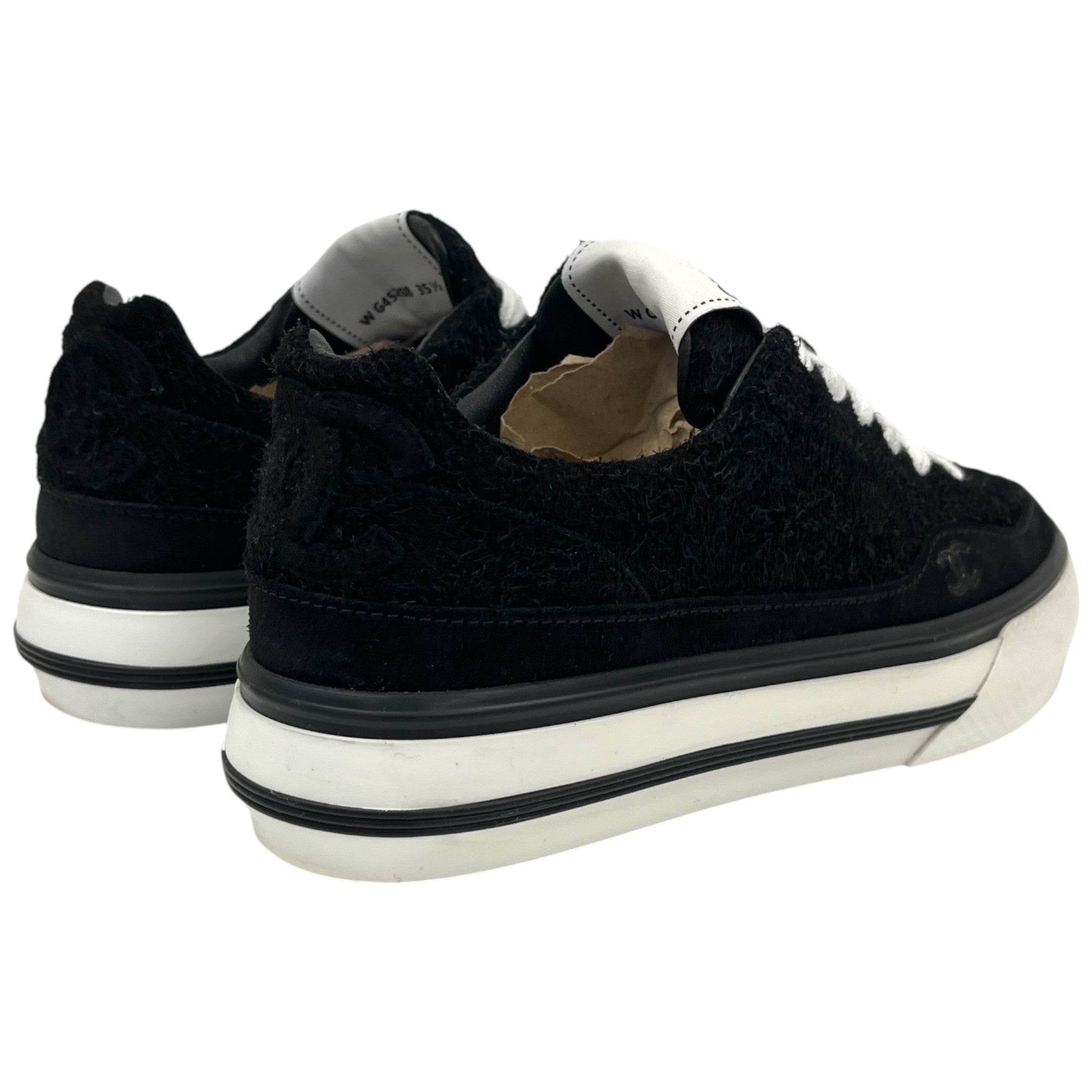 Women's Interlocking Cc Low Trainers Black Size EU 35.5 / UK 2.5