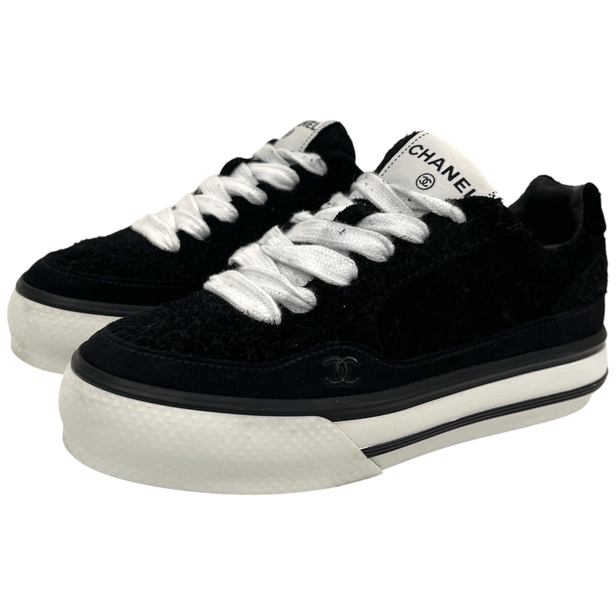 Women's Interlocking Cc Low Trainers Black Size EU 35.5 / UK 2.5