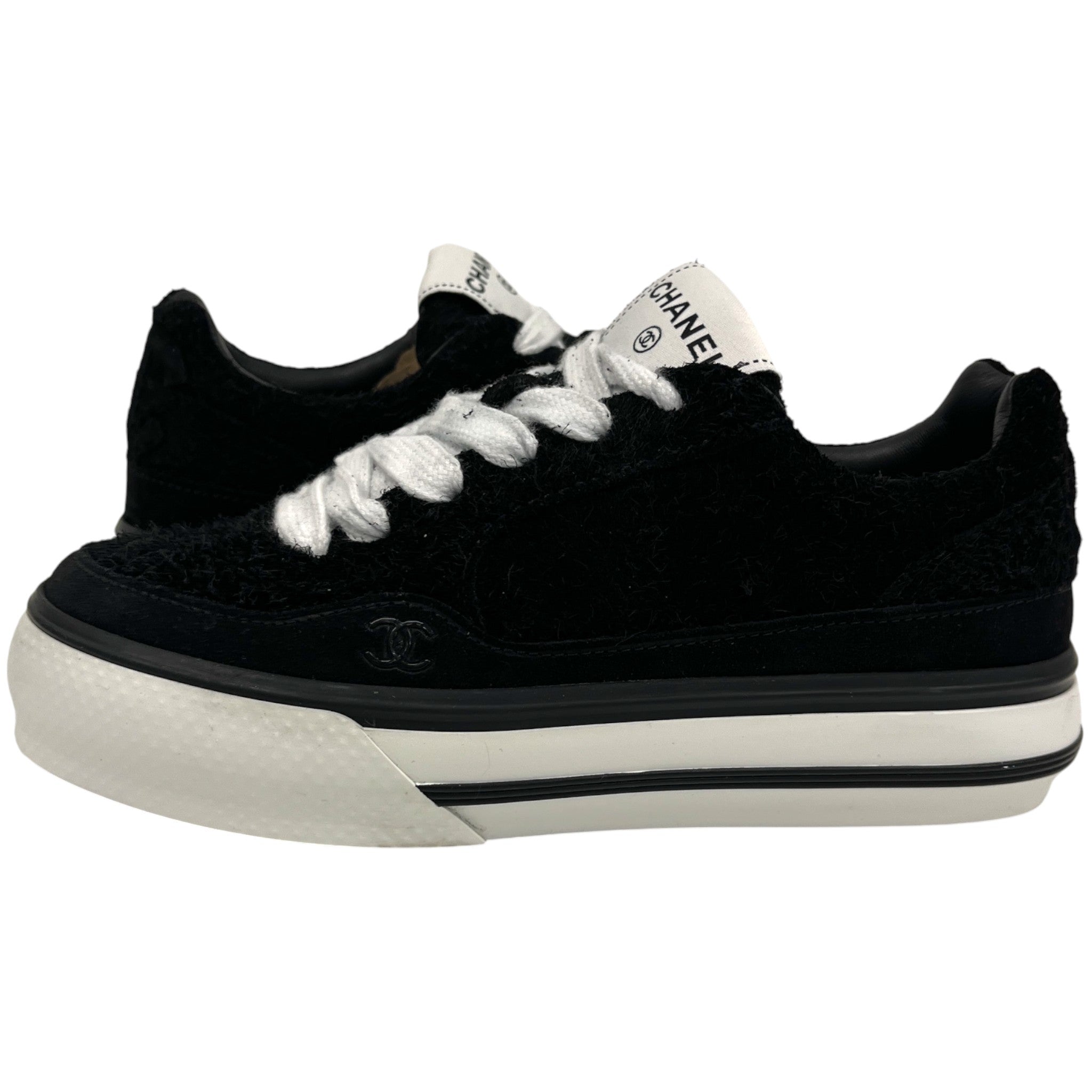 Women's Interlocking Cc Low Trainers Black Size EU 35.5 / UK 2.5