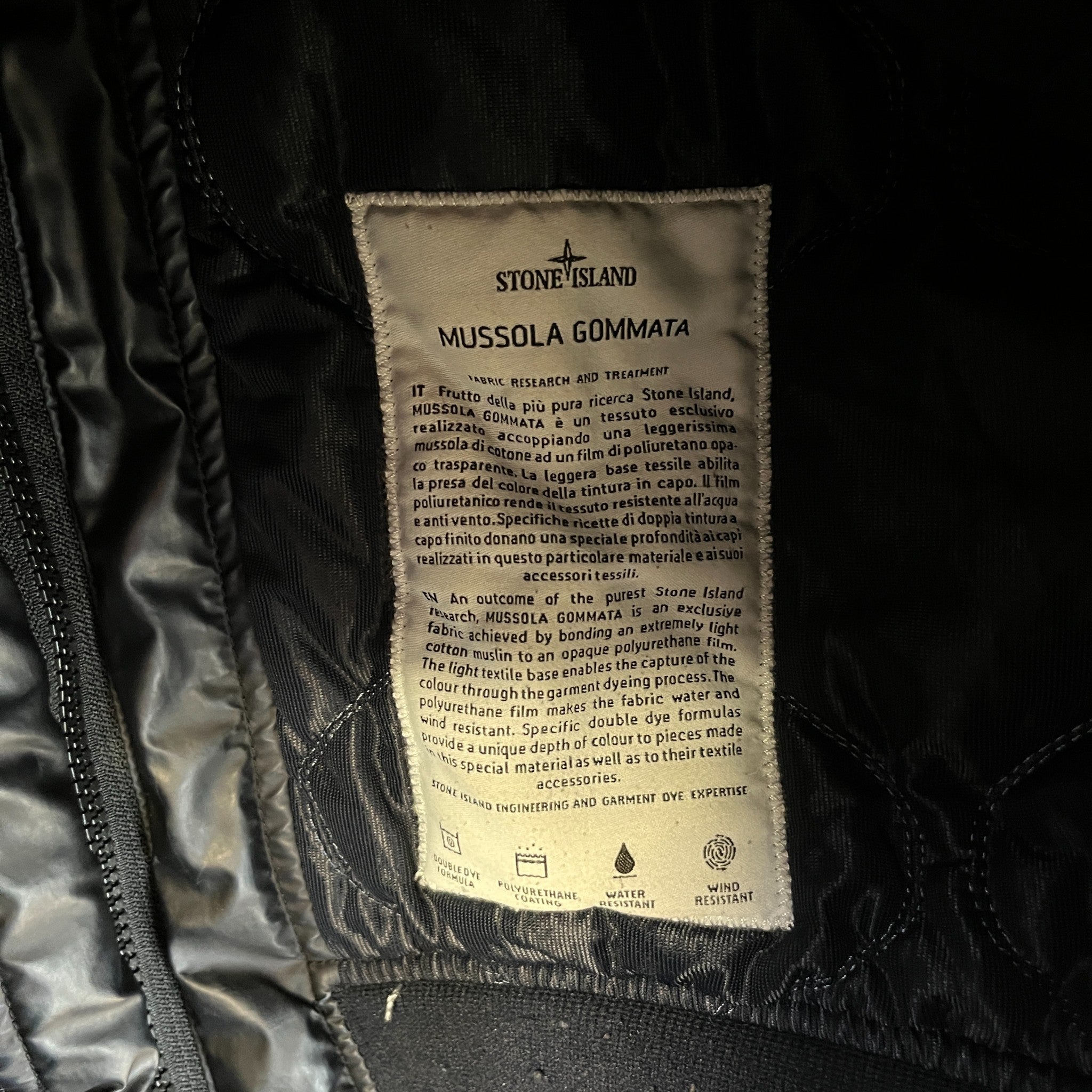 Men's Mussola Gommata Jacket Navy Size 5 / XXL