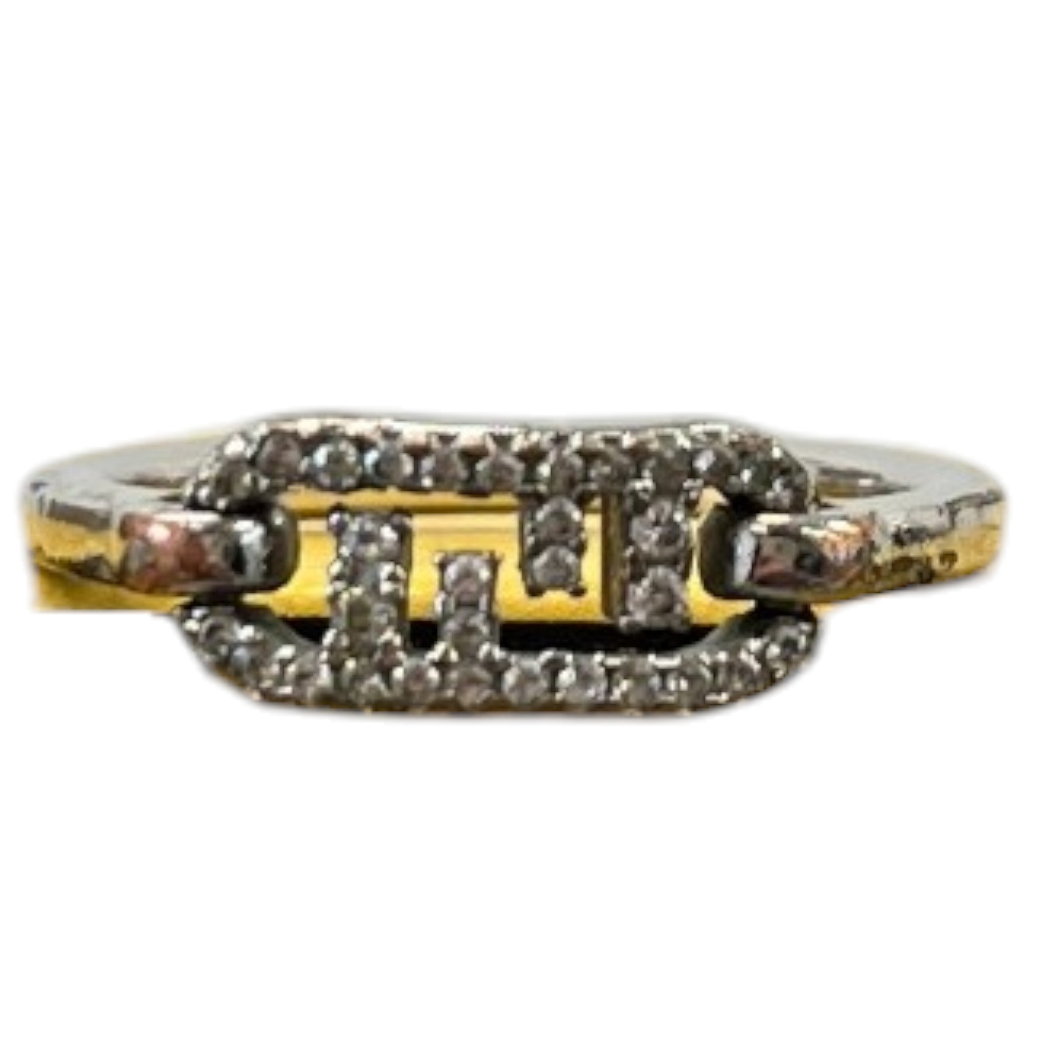 Women's Ff Logo Ring Silver