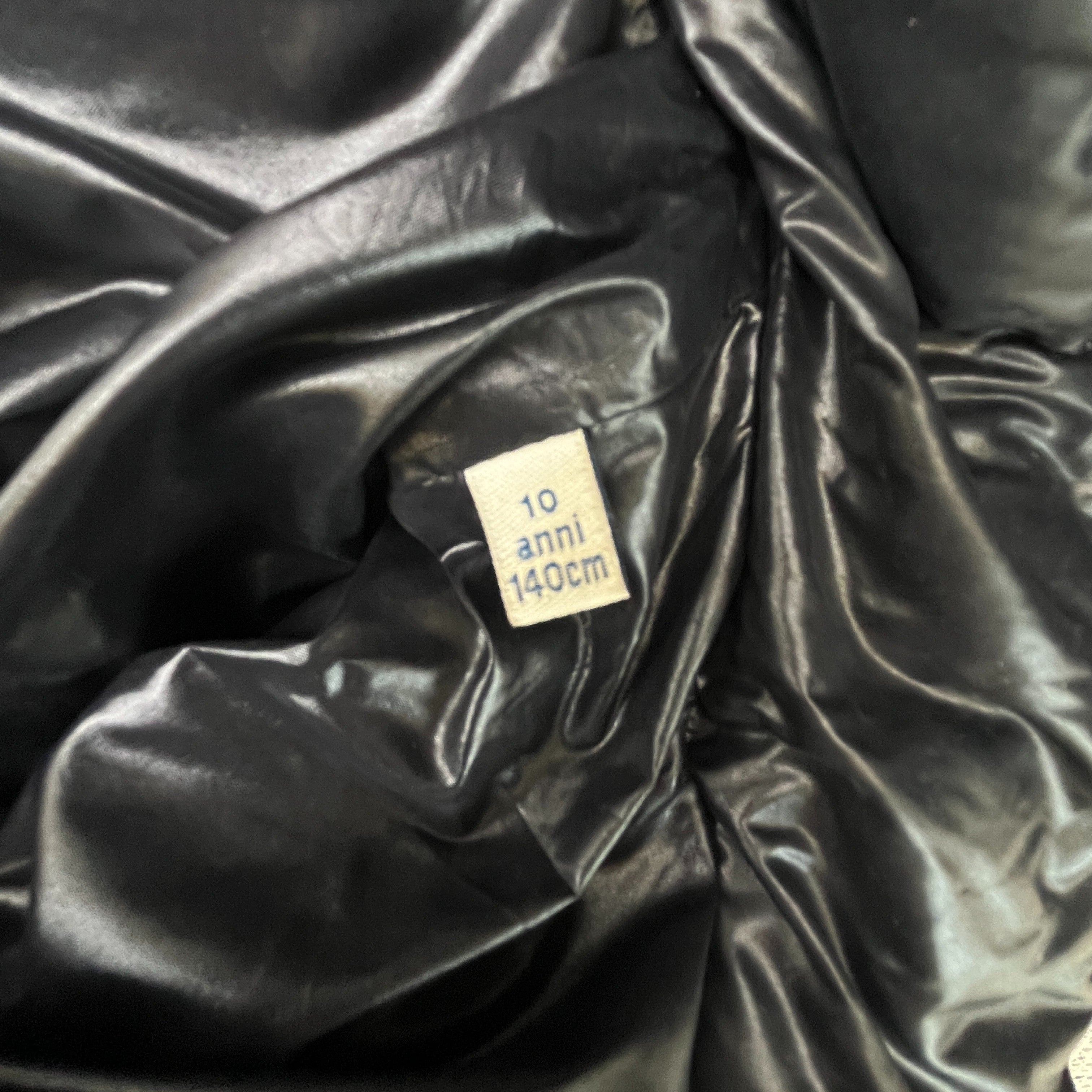 Men's New Maya Boys Age 10 Down Jacket Black Size XXS