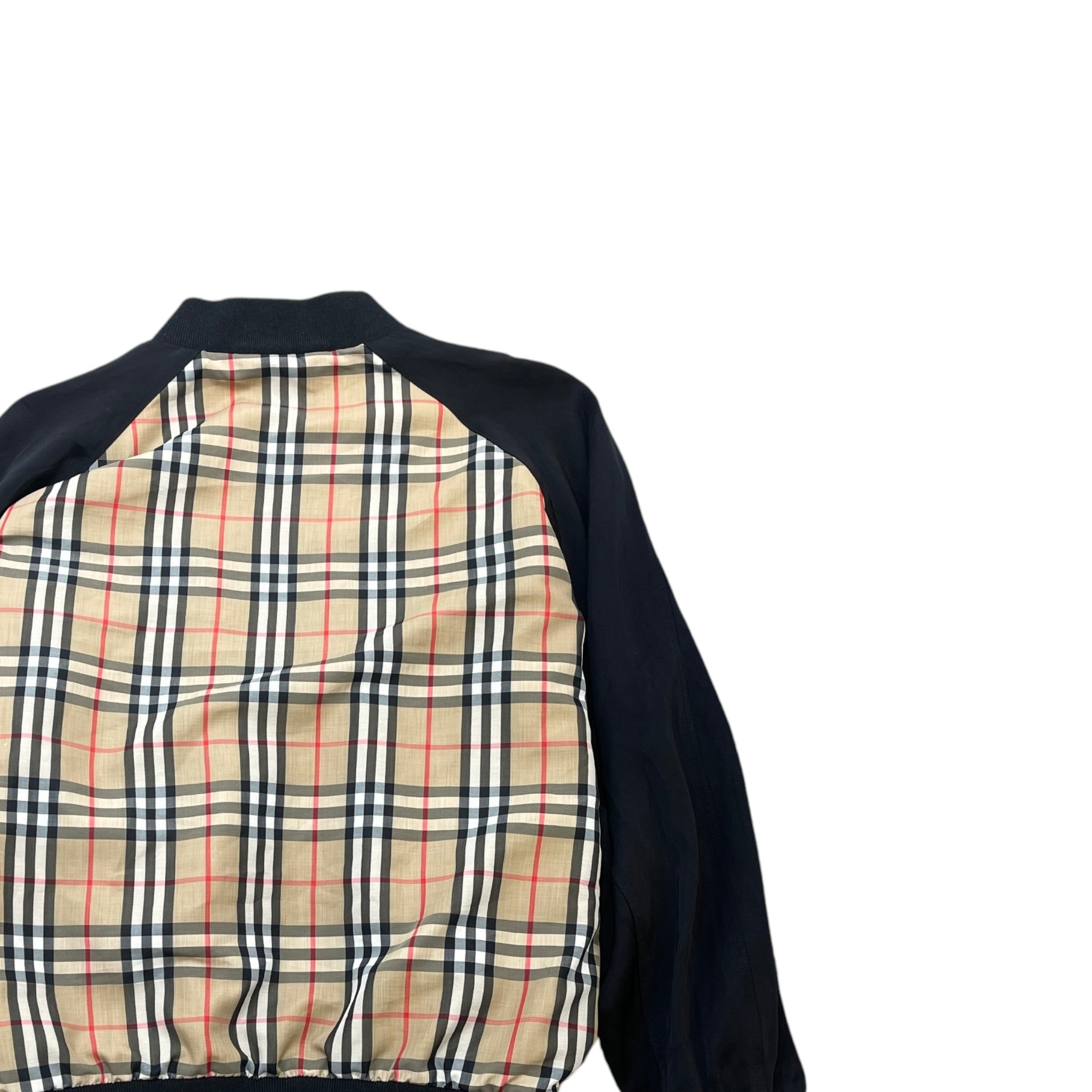 Men's Nova Check Bomber Jacket Beige Size IT 52 / XL