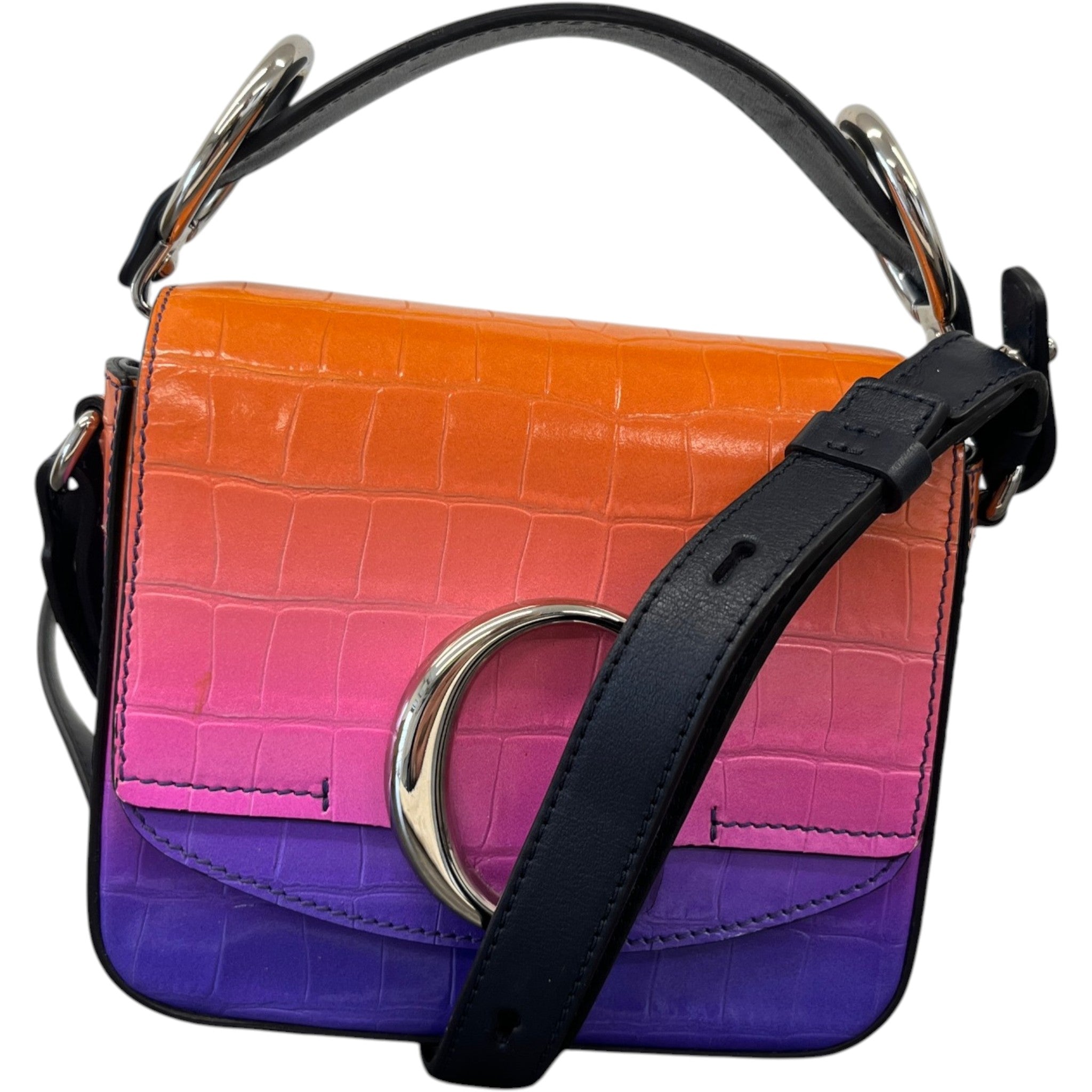 Women's Mini Top Handle Handbag Orange