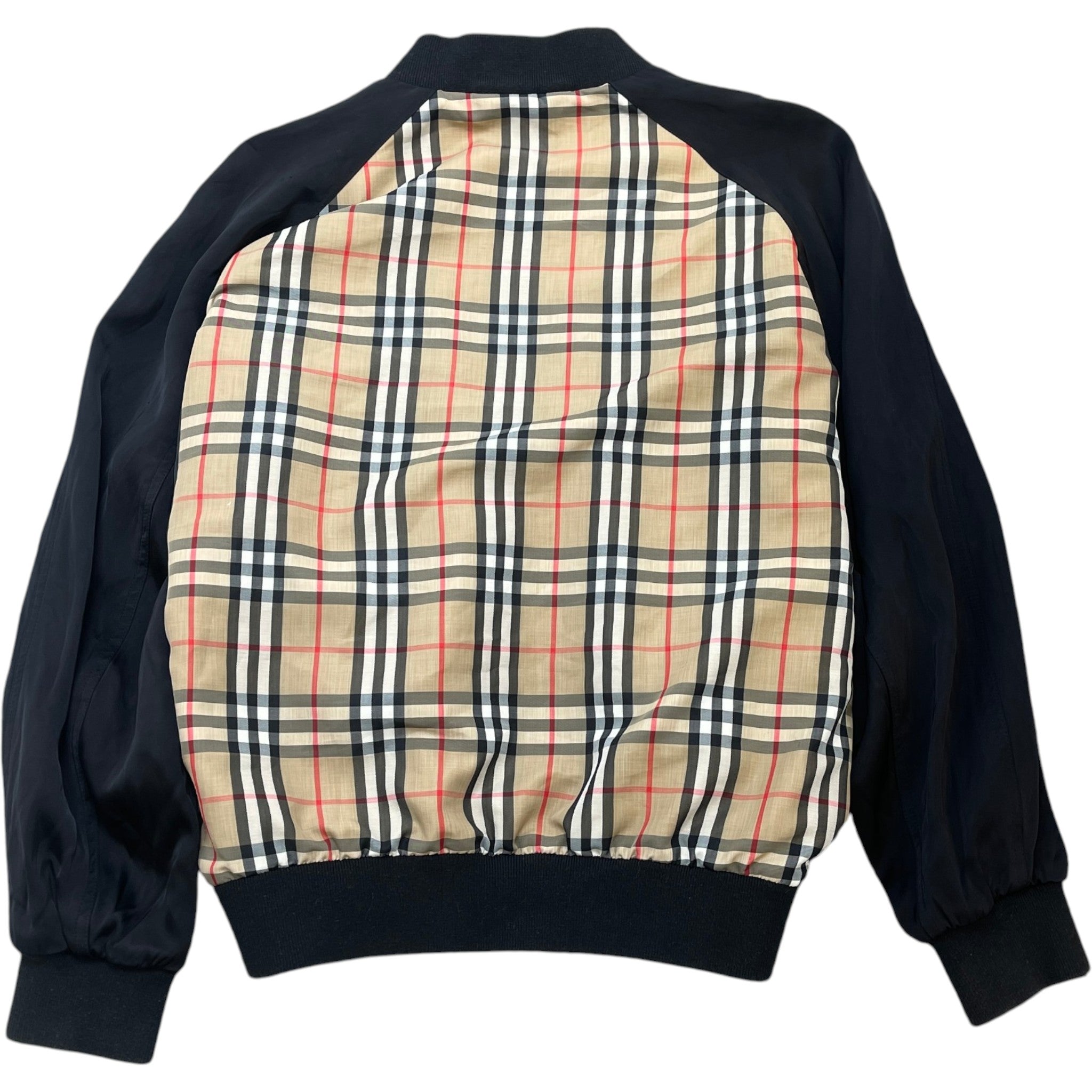 Men's Nova Check Bomber Jacket Beige Size IT 52 / XL
