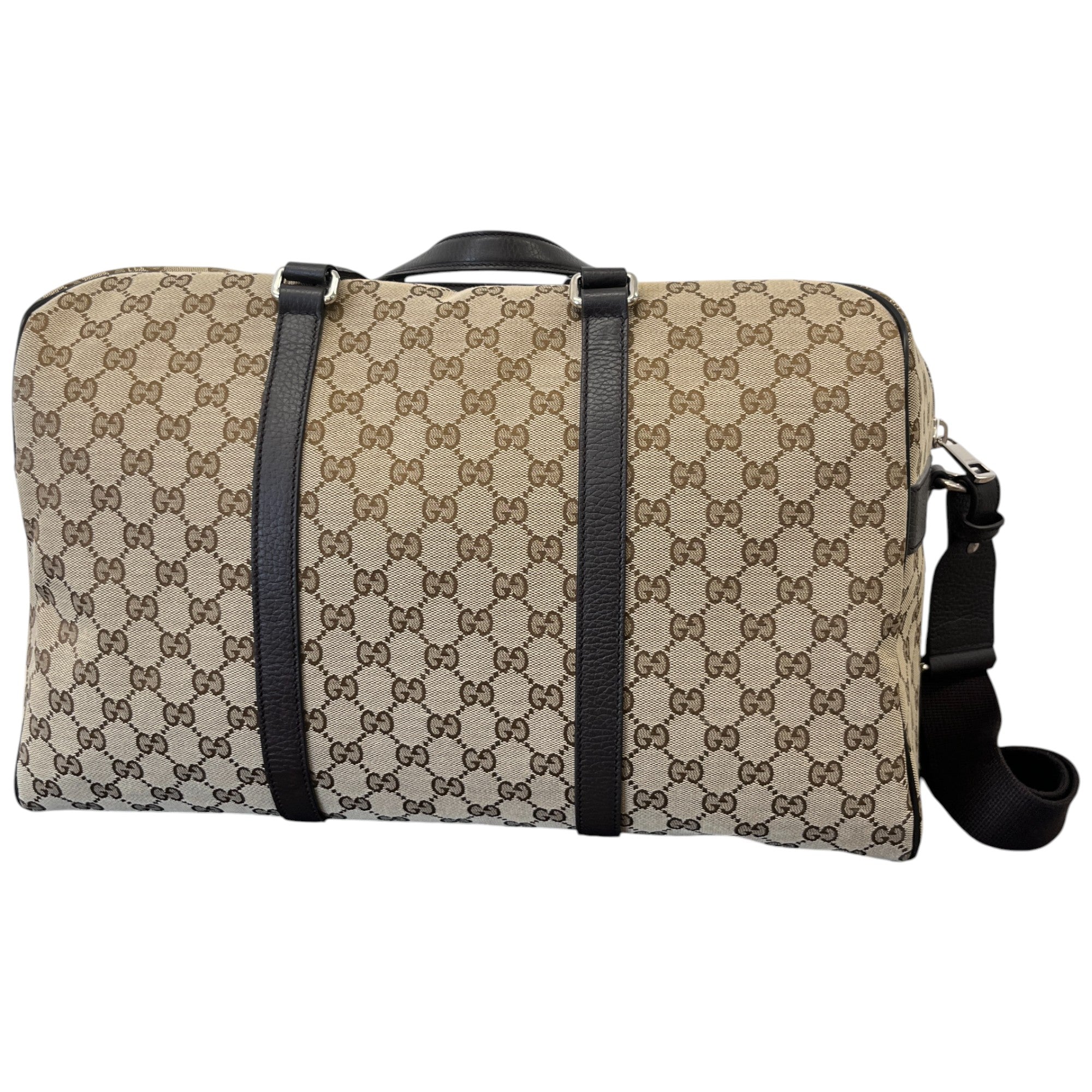 Gg Boston Duffle Bag Beige