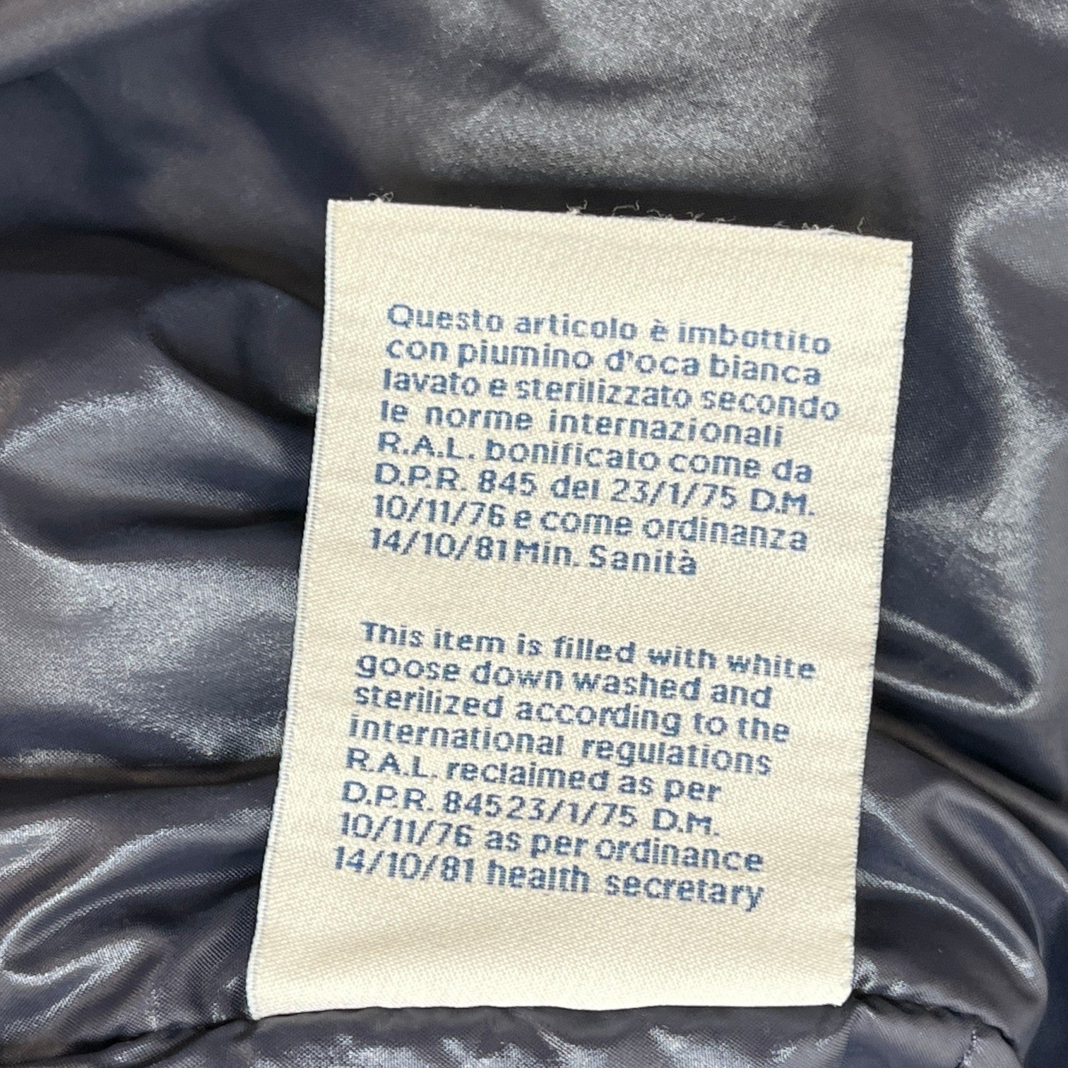 Men's Ecrins Down Jacket Navy Size 1 / S