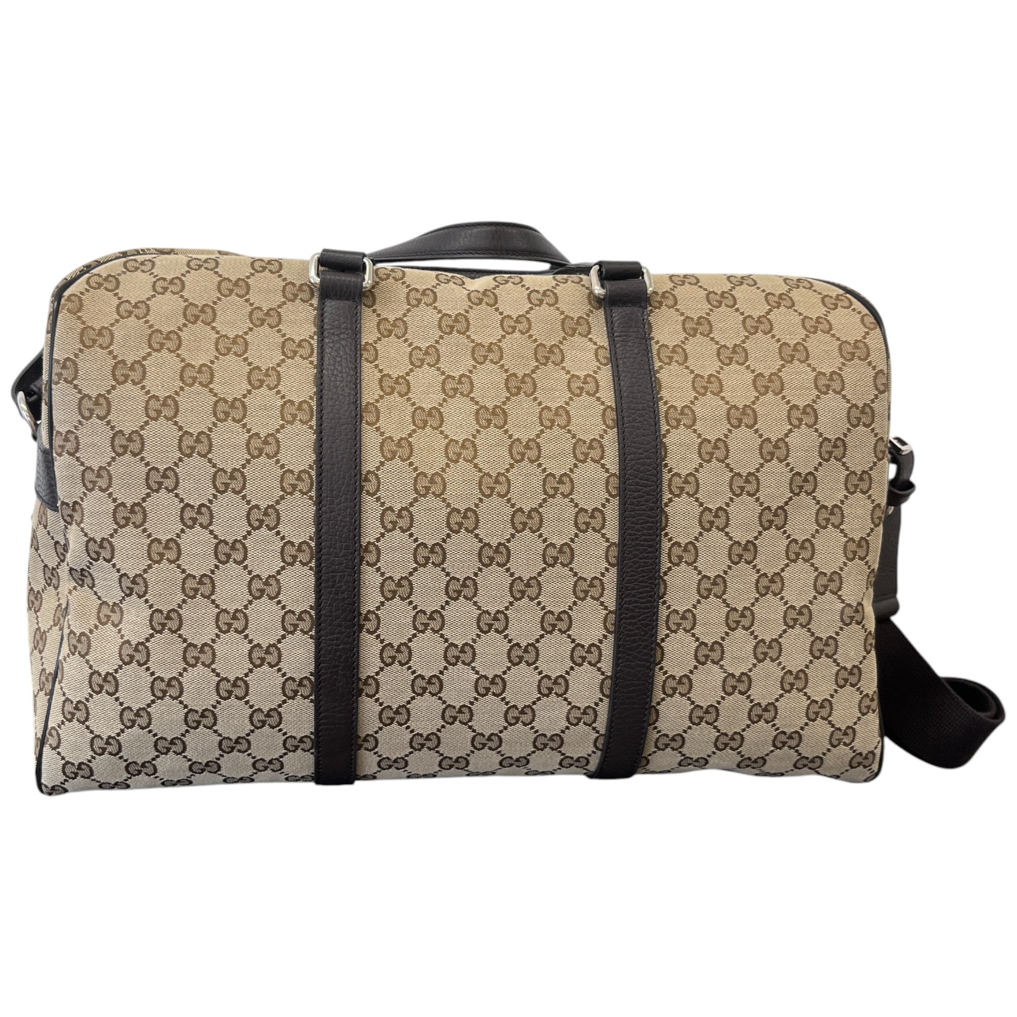 Gg Boston Duffle Bag Beige