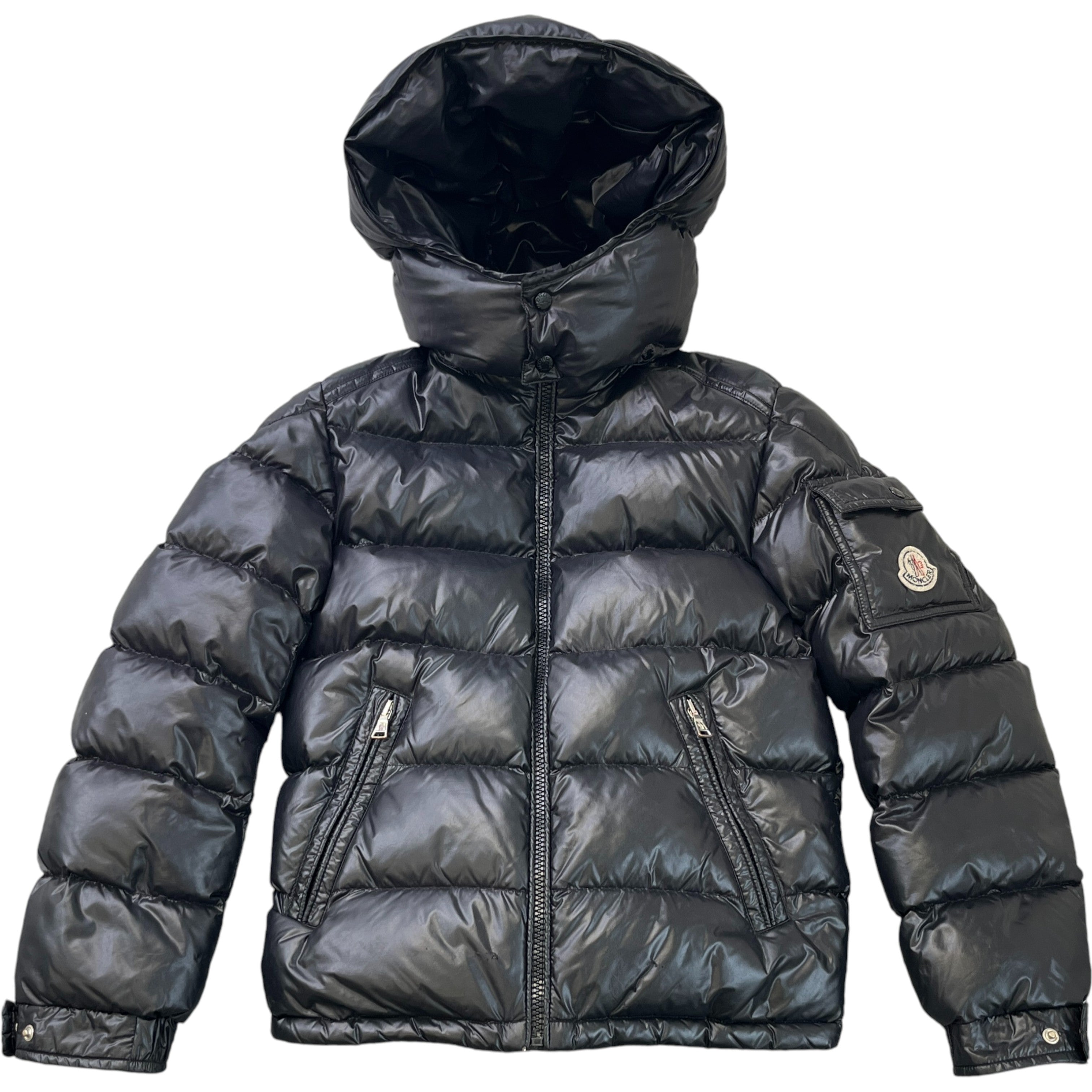 Men's New Maya Boys Age 10 Down Jacket Black Size XXS