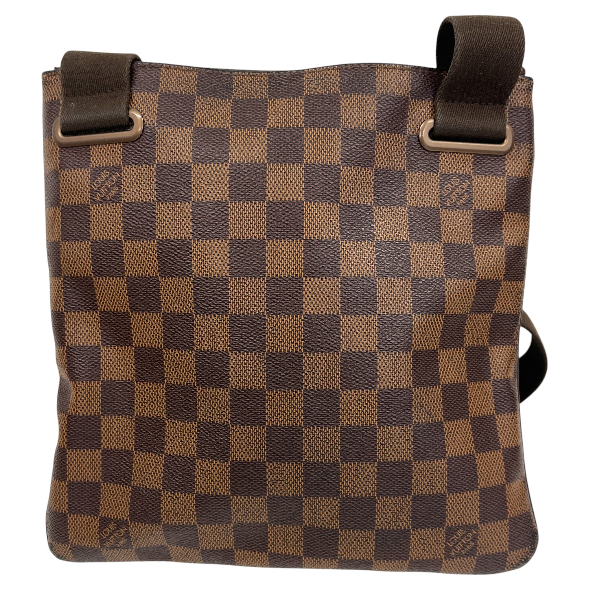Men's Damier Ebene Brooklyn Messenger Bag Brown