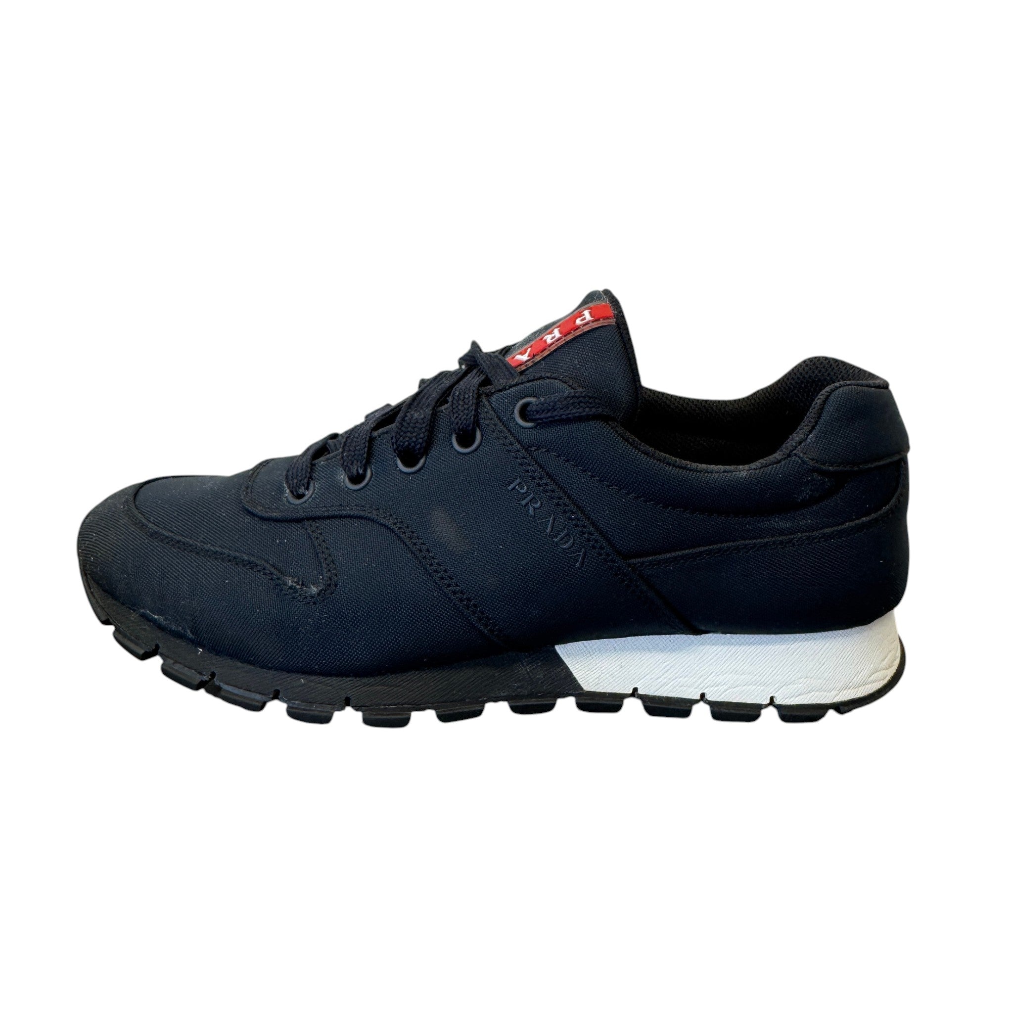 Men's Nylon Prax01 Low Trainers Navy Size EU 40 / UK 6