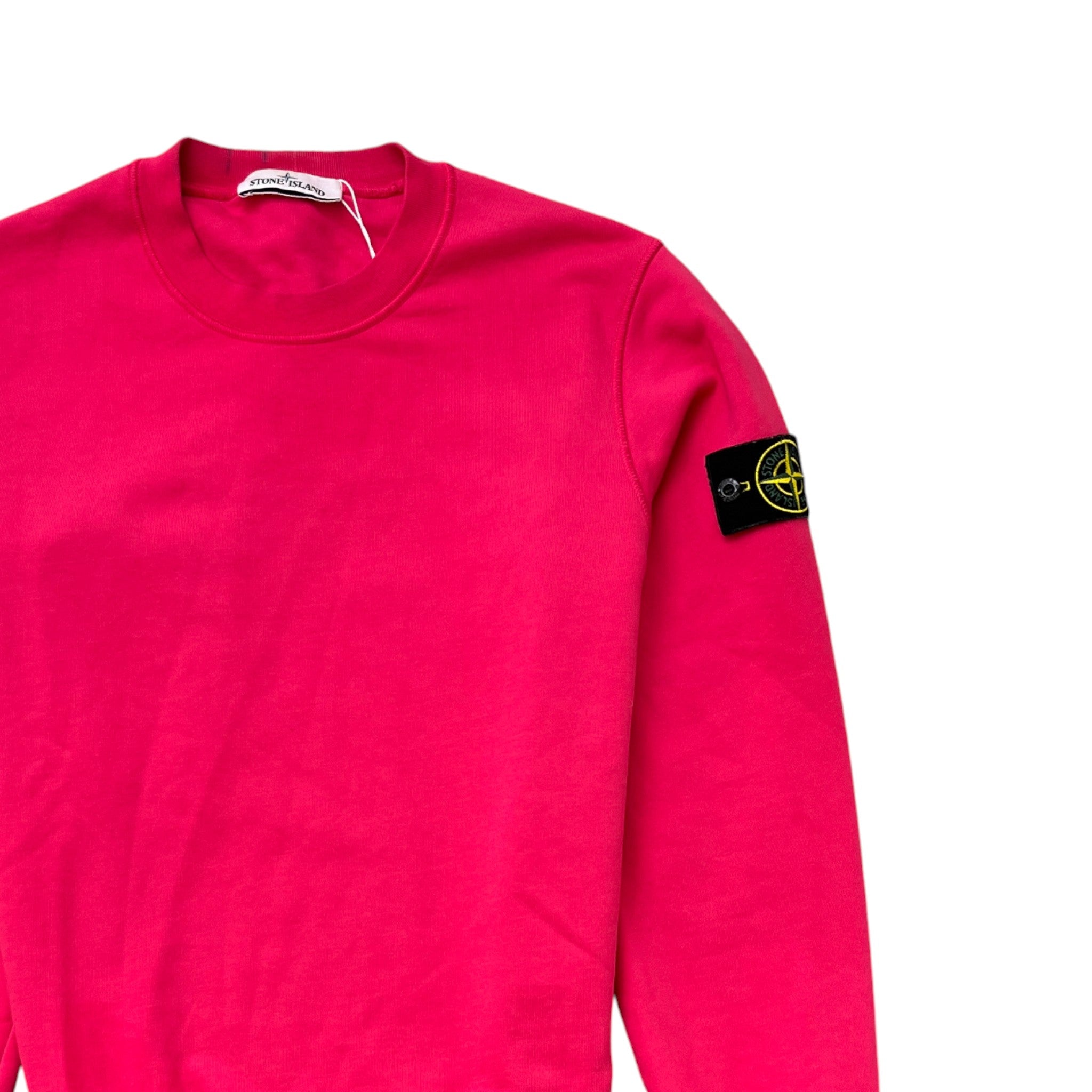 Men's Applique Logo Sweatshirt Pink Size S