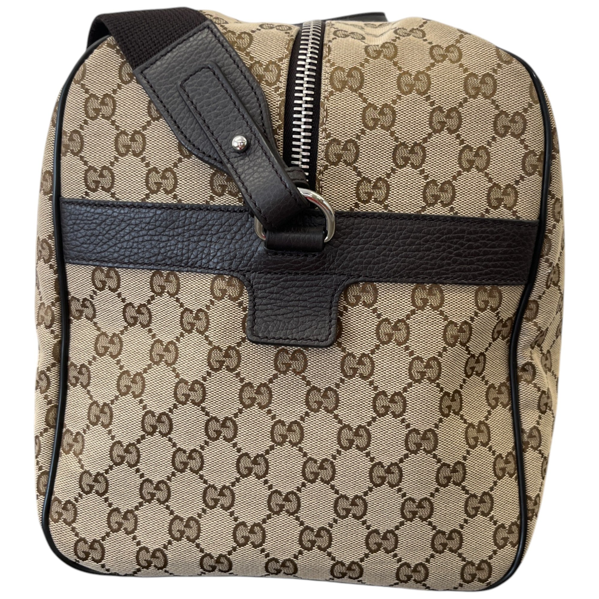 Gg Boston Duffle Bag Beige