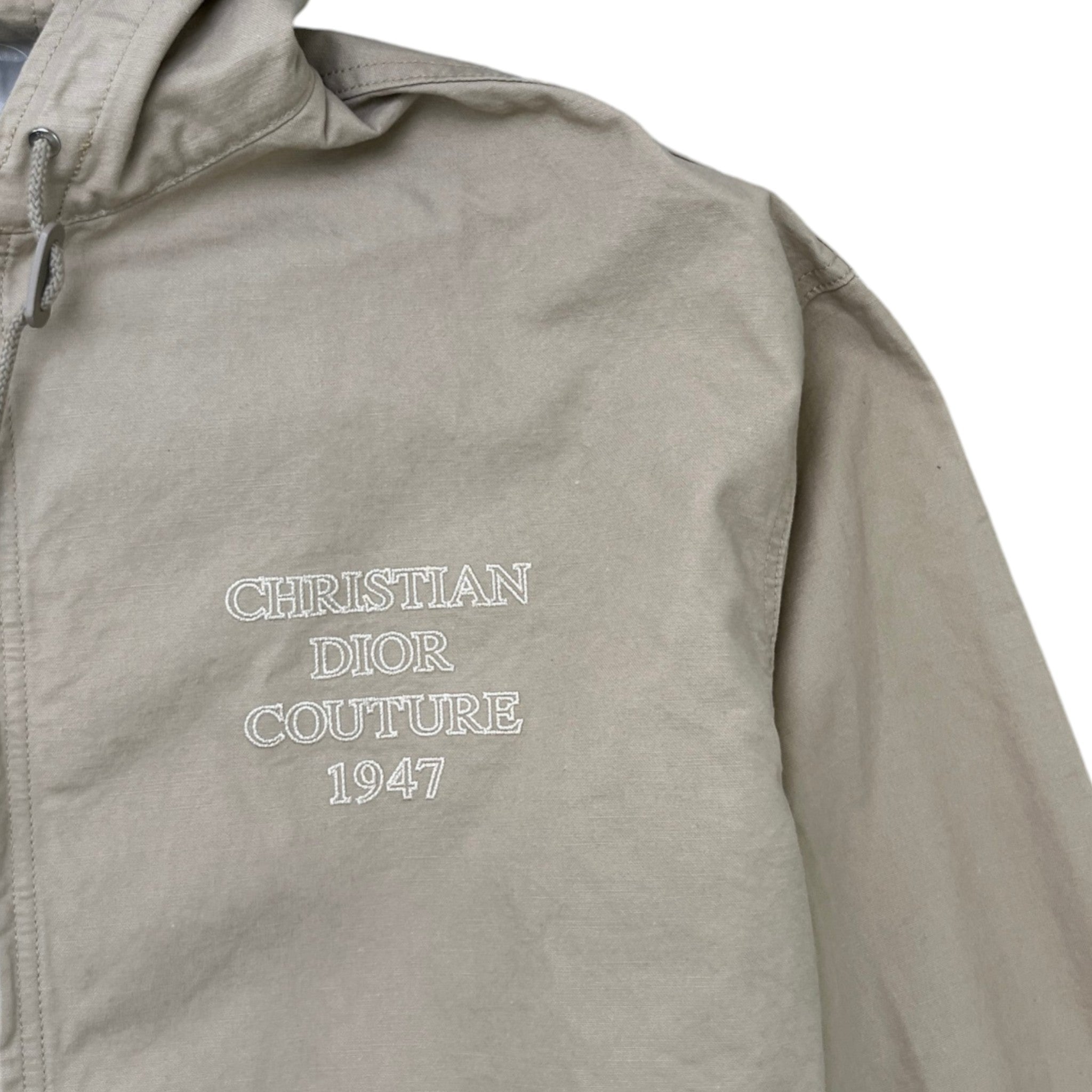 Men's Couture 1947 Embroidered Jacket Beige Size IT 52 / XL