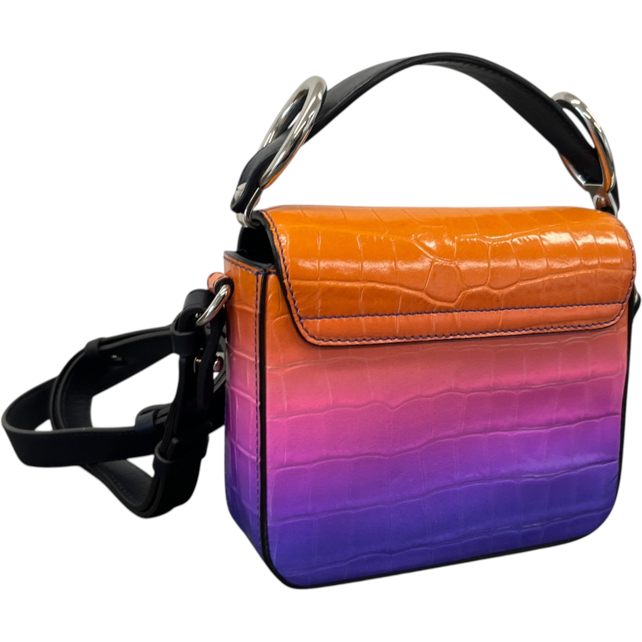 Women's Mini Top Handle Handbag Orange